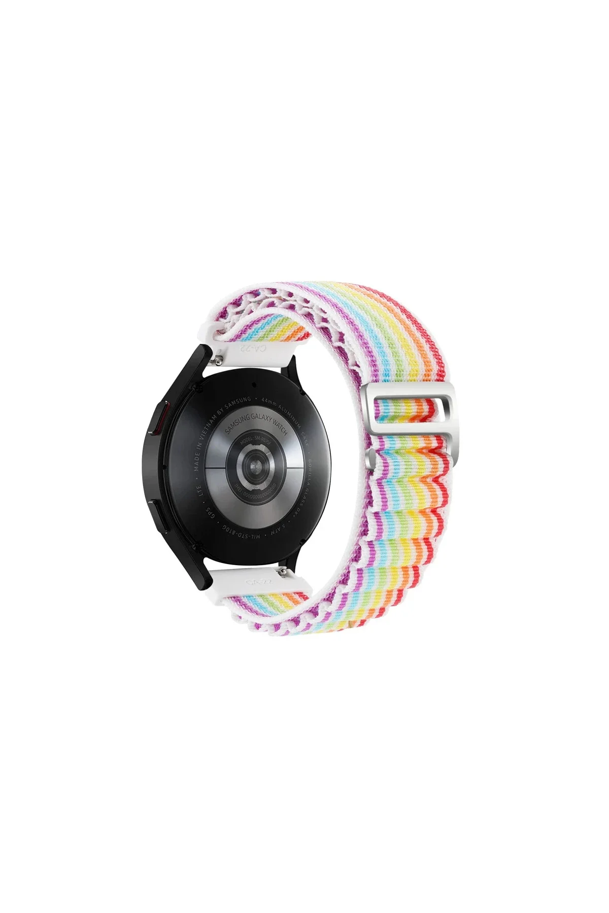 Watch 22mm KR410 Kumaş Kordon - Gökkuşağı Watch 22mm KR410 Kumaş Kordon - Gökkuşağı - Görsel 2