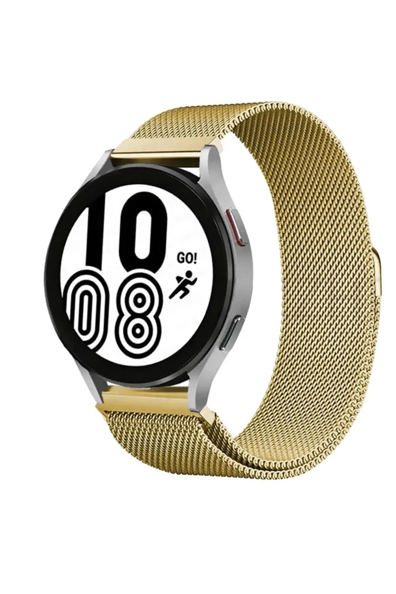 Watch 22mm Metal Mıknatıslı Kordon - Gold Watch 22mm Metal Mıknatıslı Kordon - Gold
