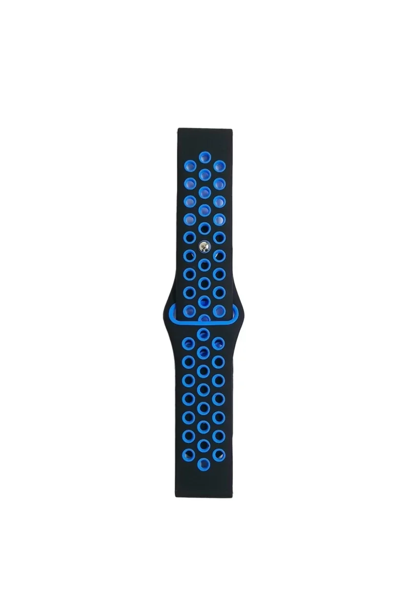 Watch 22mm Spor Delikli Kordon - Siyah-Mavi Fiyatı, Yorumları ve Özellikleri