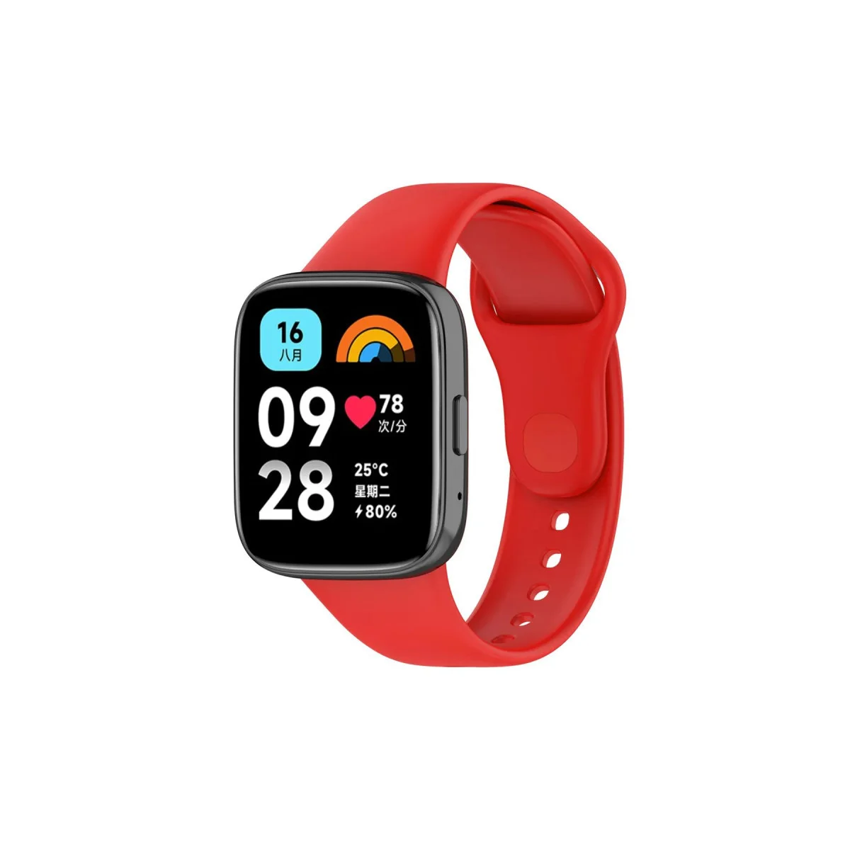 Watch 3 Active Klasik Kordon - Kırmızı