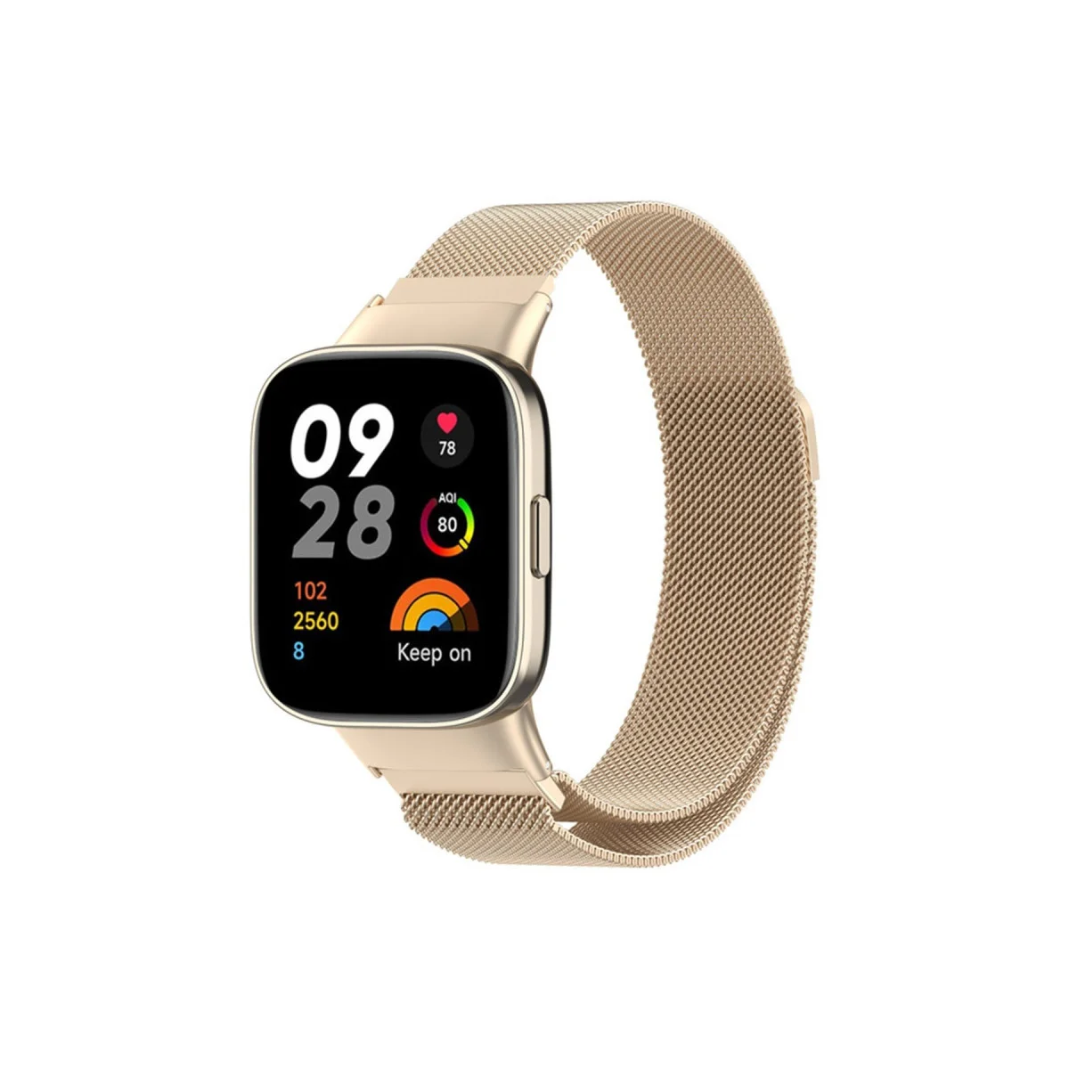 Watch 3 Metalik Gold Mıknatıslı Kordon - Pratik ve Şık