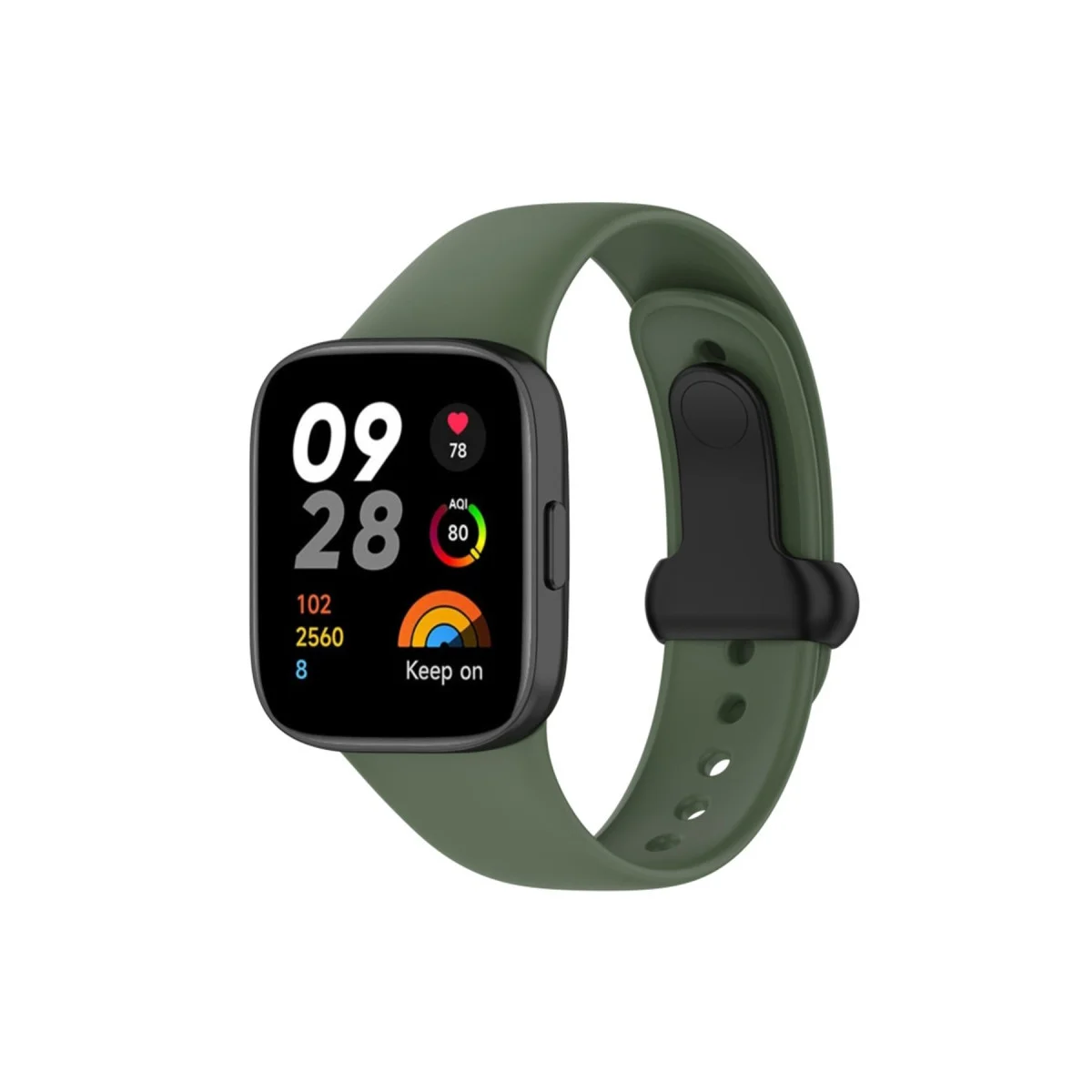 Watch 3 Origin Silikon Kordon Koyu Yeşil - Dayanıklı ve Esnek Kordonsuz Kol Saati İçin Mükemmel Çözüm