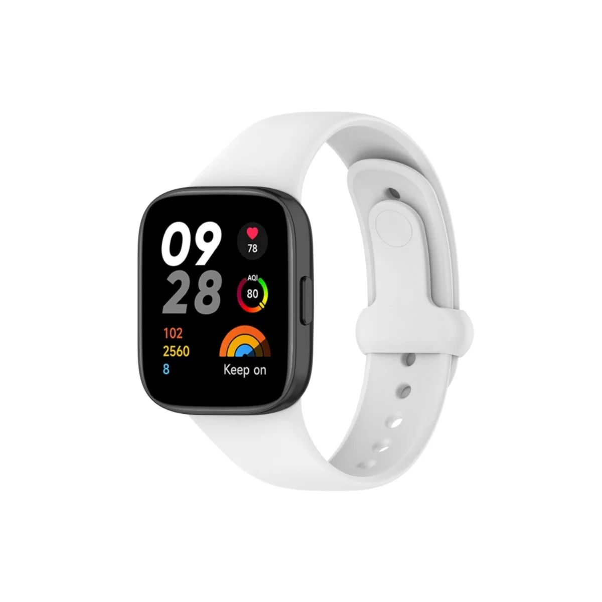 Watch 3 Origin Silikon Kordon Beyaz - Esnek, Hafif ve Dayanıklı