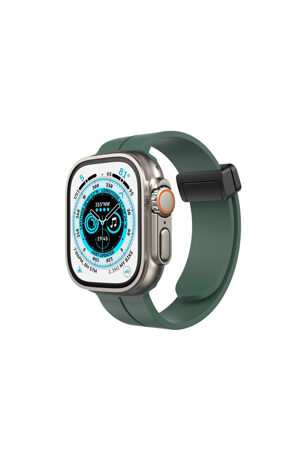 Watch 38Mm Kr412 Elegance Stylısh Kordon (Saat Değildir) - Koyu Yeşil