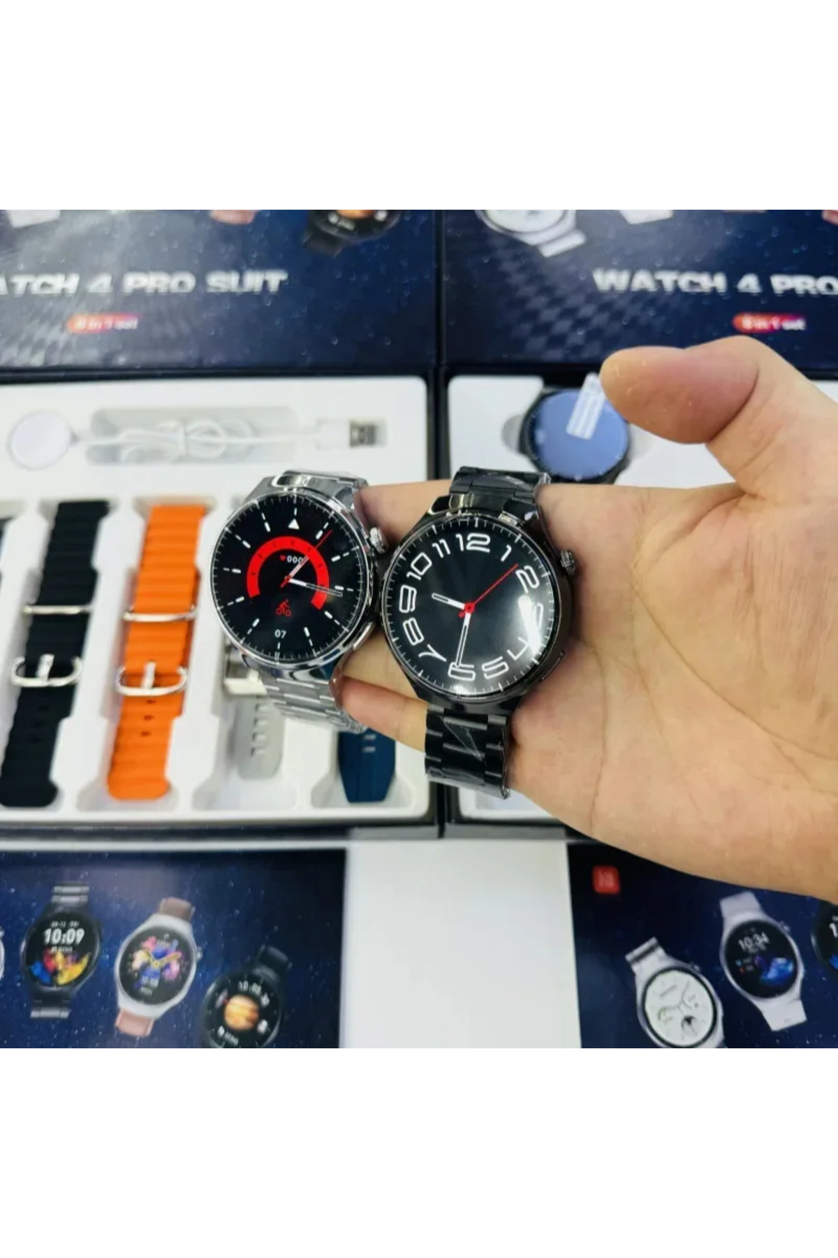 Watch 4 Pro Suit Yuvarlak Ekranlı 7 Kordonlu Akıllı Saat Redmi 10