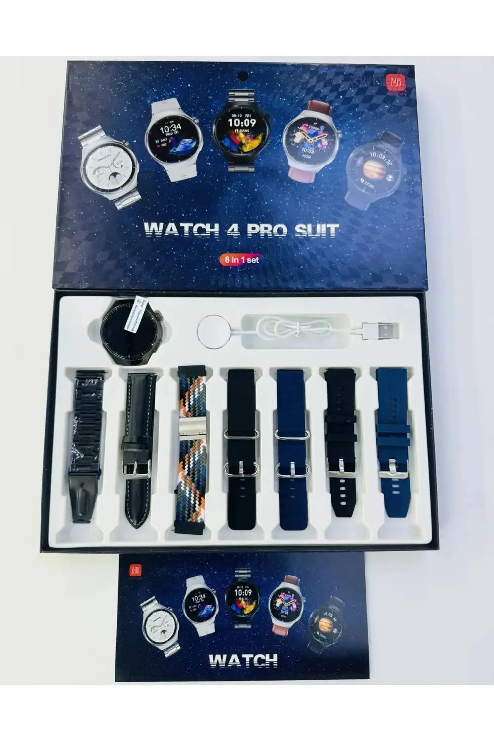 Watch 4 Pro Suit Yuvarlak Ekranlı 7 Kordonlu Akıllı Saat Redmi 10