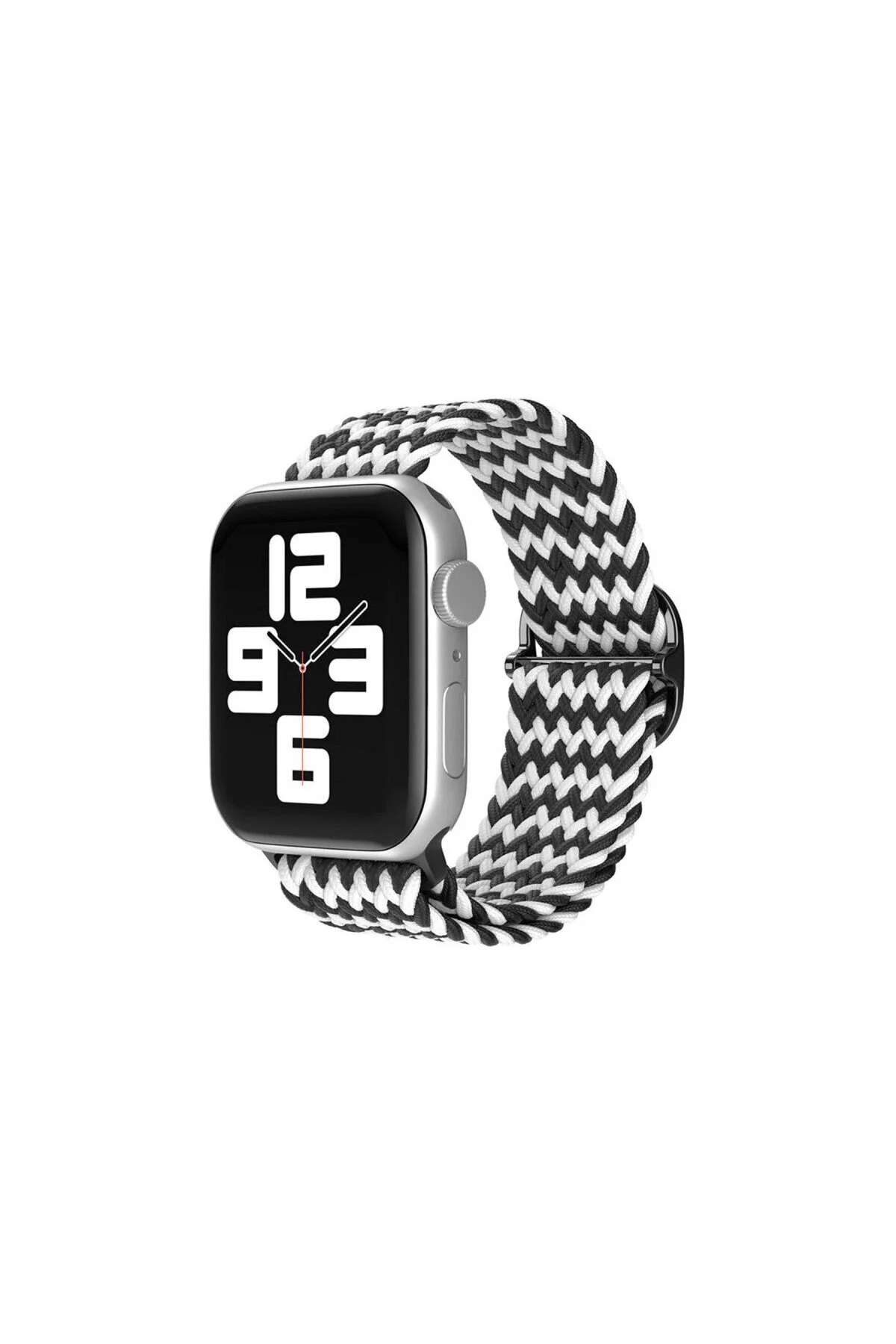 Watch 42Mm Kordon (Saat Değildir) - Zigzag Siyah-Beyaz