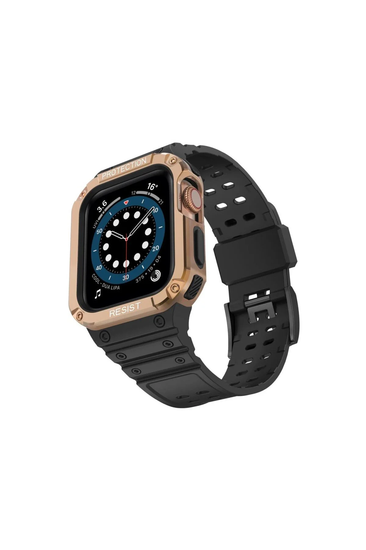 Watch 42Mm Kr401 Kordon - Siyah-Rose