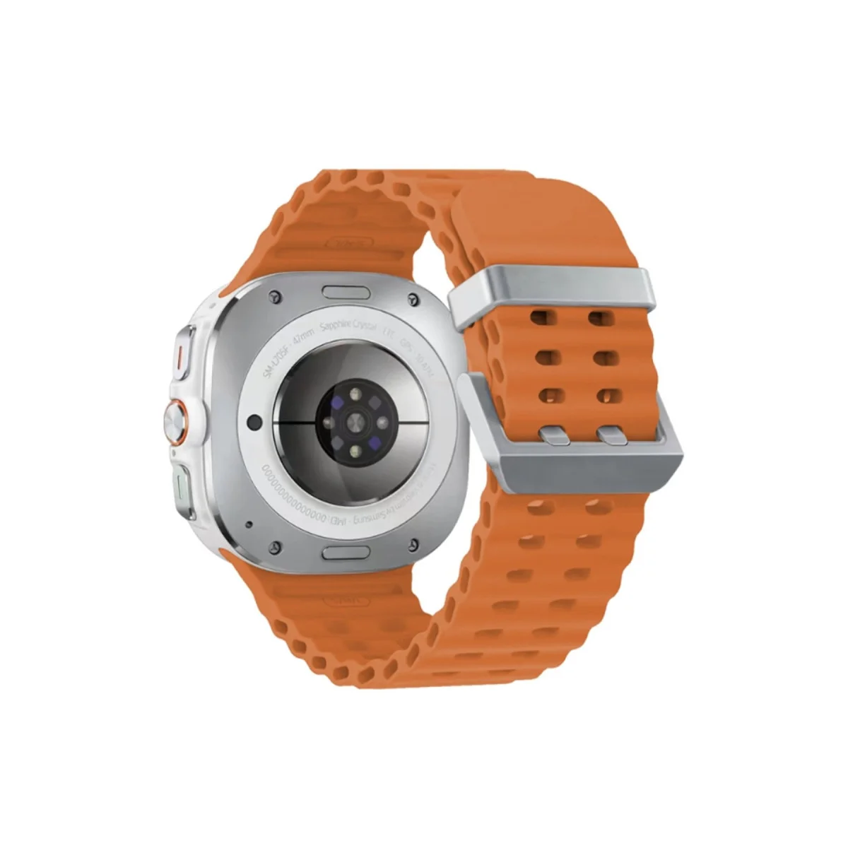 Watch 7 Ultra KR417 Rug Silikon Kordon - Turuncu