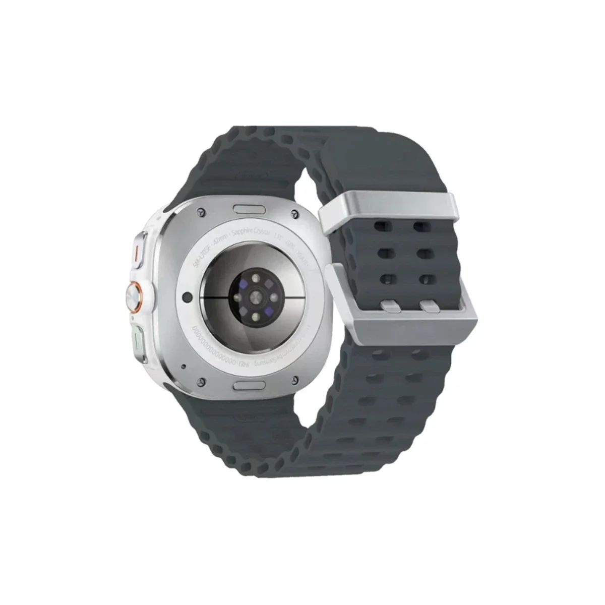 Watch 7 Ultra KR417 Rug Silikon Kordon - Koyu Gri