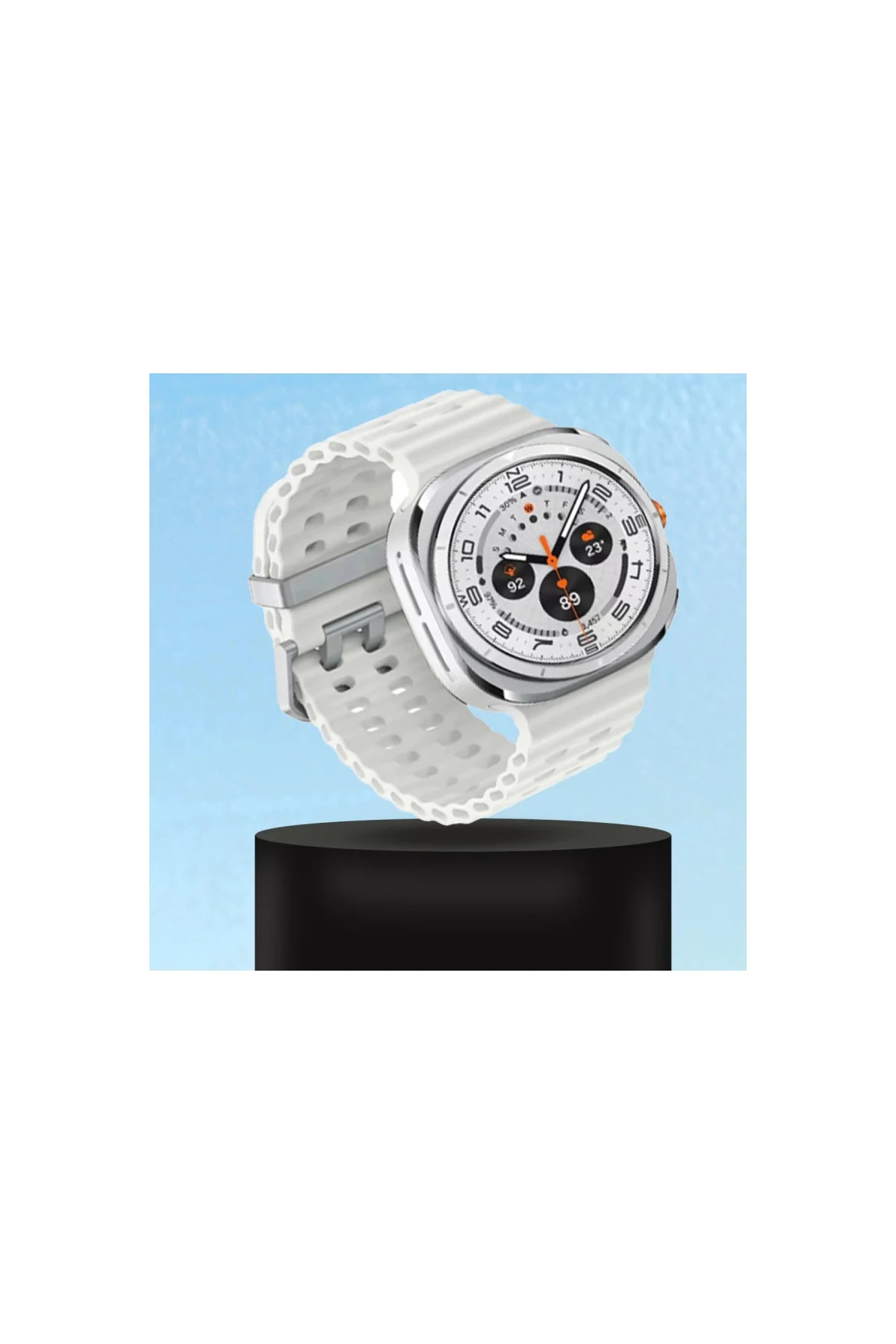 Watch 7 Ultra Kr417 Rug Silikon Kordon - Mor