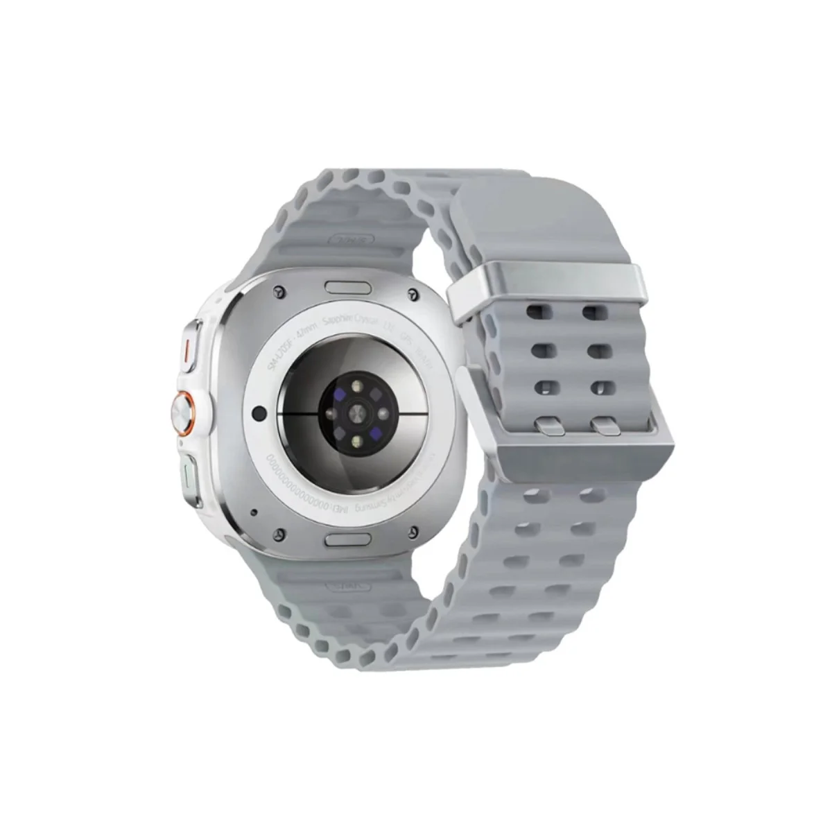 Watch 7 Ultra KR417 Rug Silikon Kordon Gri - Dayanıklı ve Şık Aksesuar