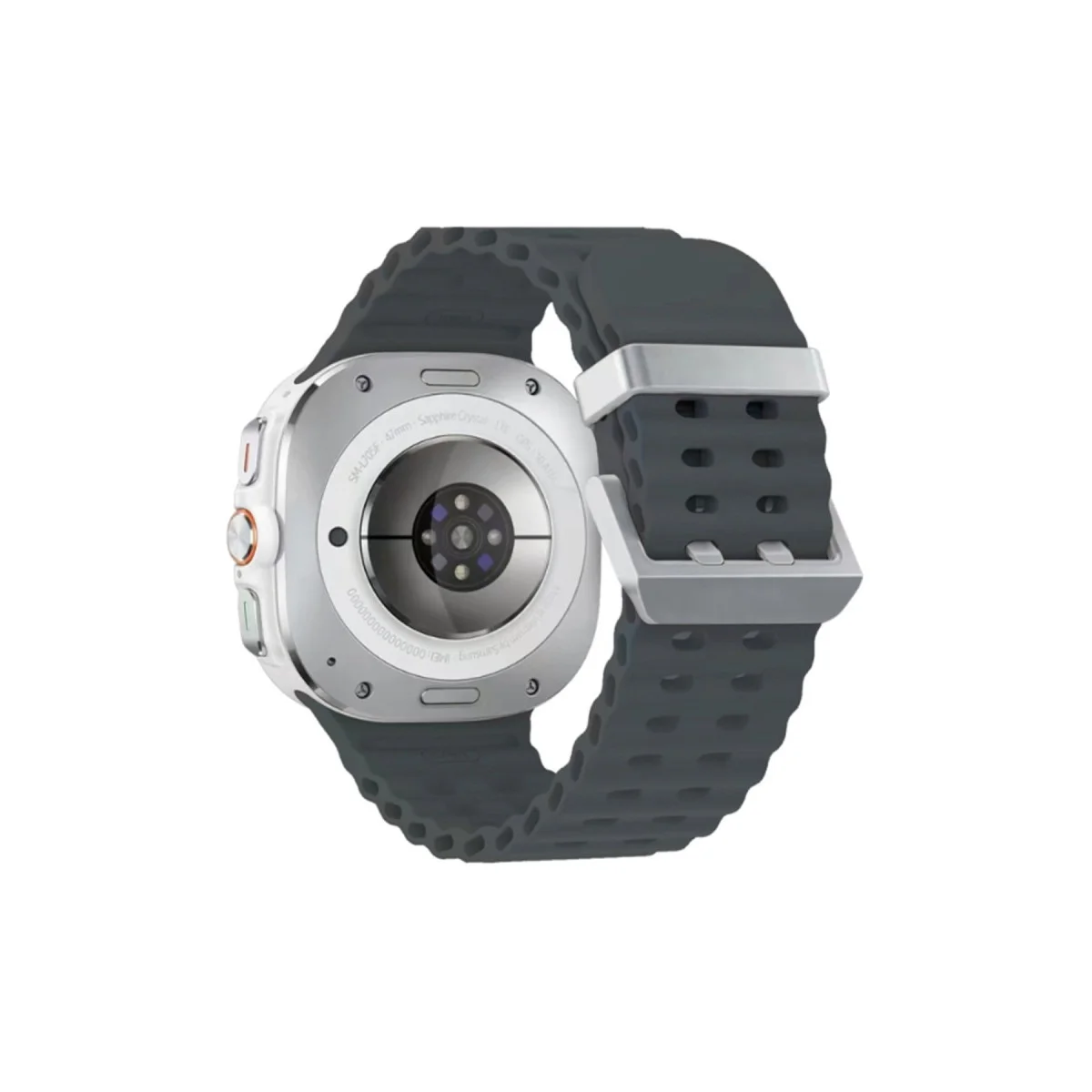 Watch 7 Ultra KR417 Rug Silikon Kordon - Koyu Gri
