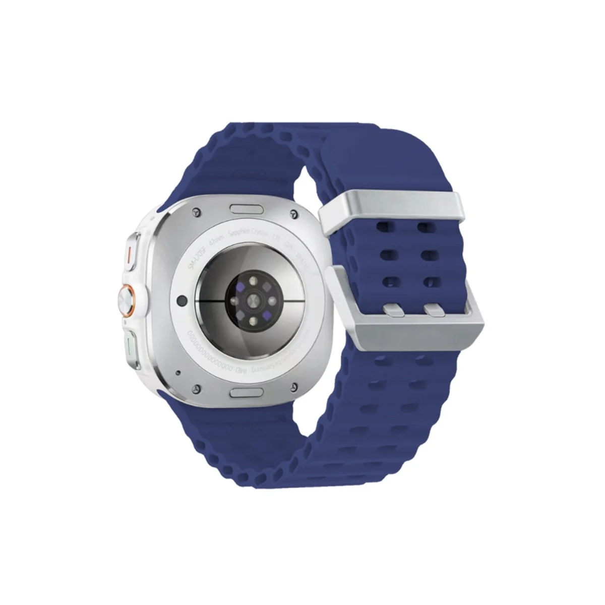 Watch 7 Ultra KR417 Rug Silikon Kordon - Lacivert Akıllı Saat Aksesuarı