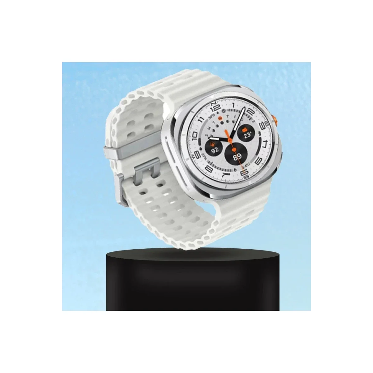 Watch 7 Ultra KR417 Rug Silikon Kordon - Turuncu