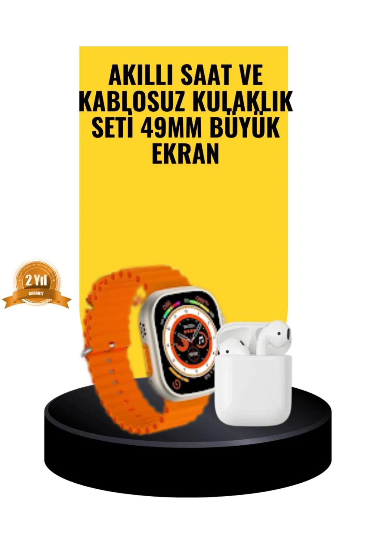 Watch 9 Max Akıllı Saat Sesli Görüşme Özellikli Kulaklık Seti