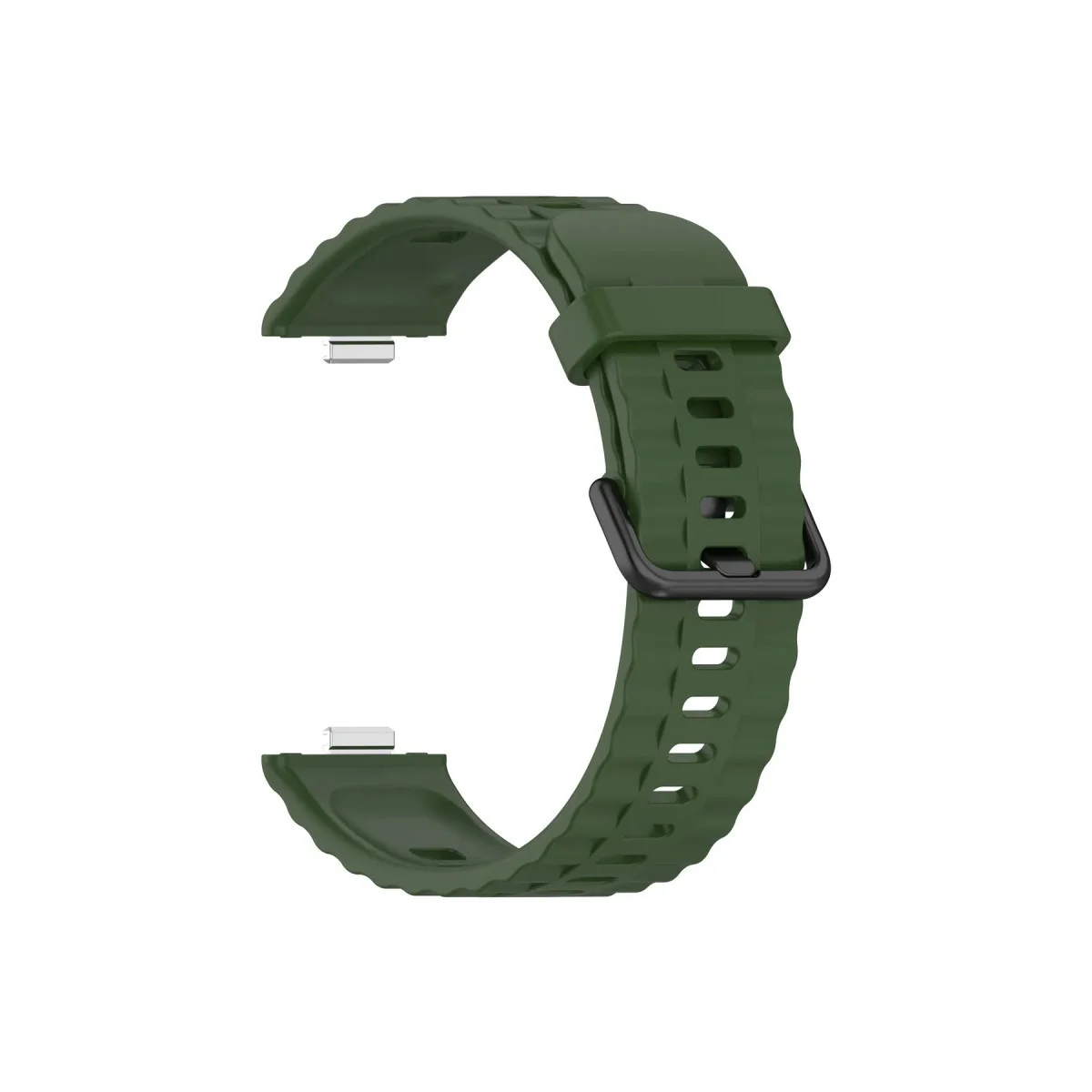 Watch Fit 3 Klasik Kordon - Koyu Yeşil Takviye Kordon