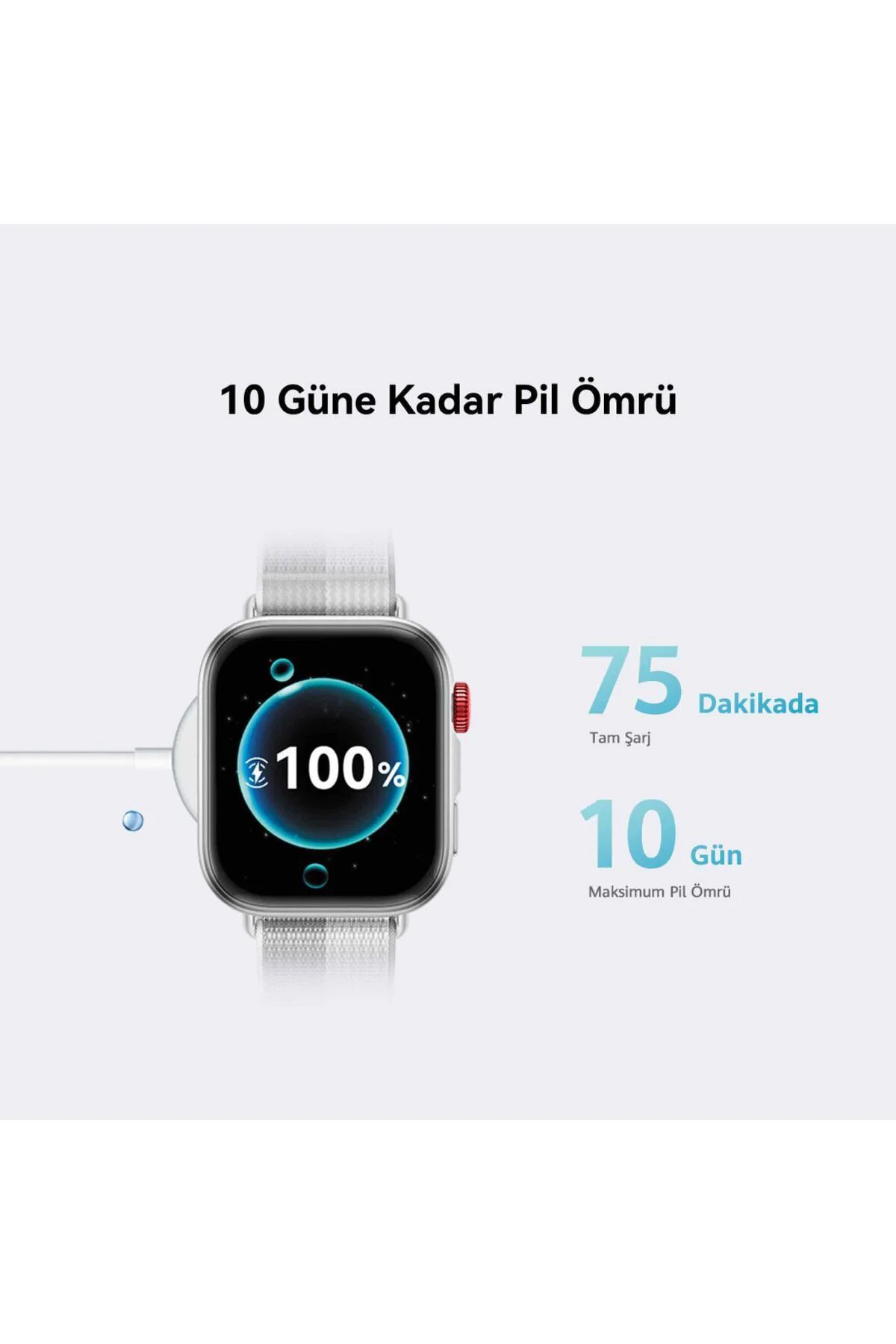Watch Fit 4 (HUAWEI Türkiye Garantili) - Beyaz