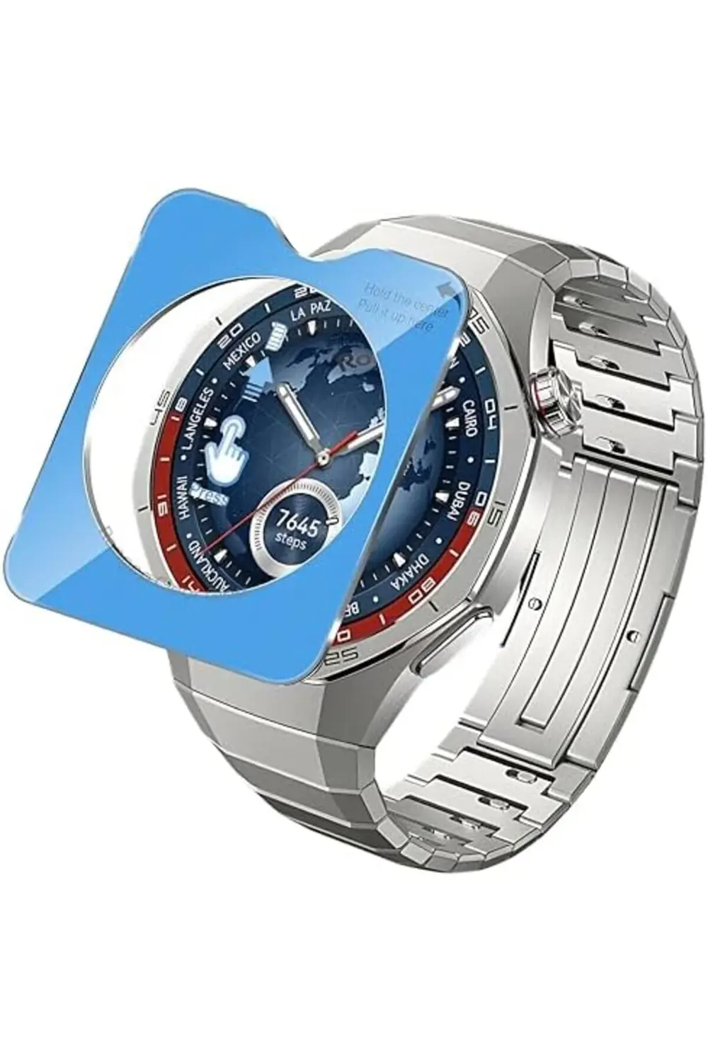 Watch GT5 Pro 46mm için Kolay Uygulama Aparatlı Ekran Koruyucu 9H
