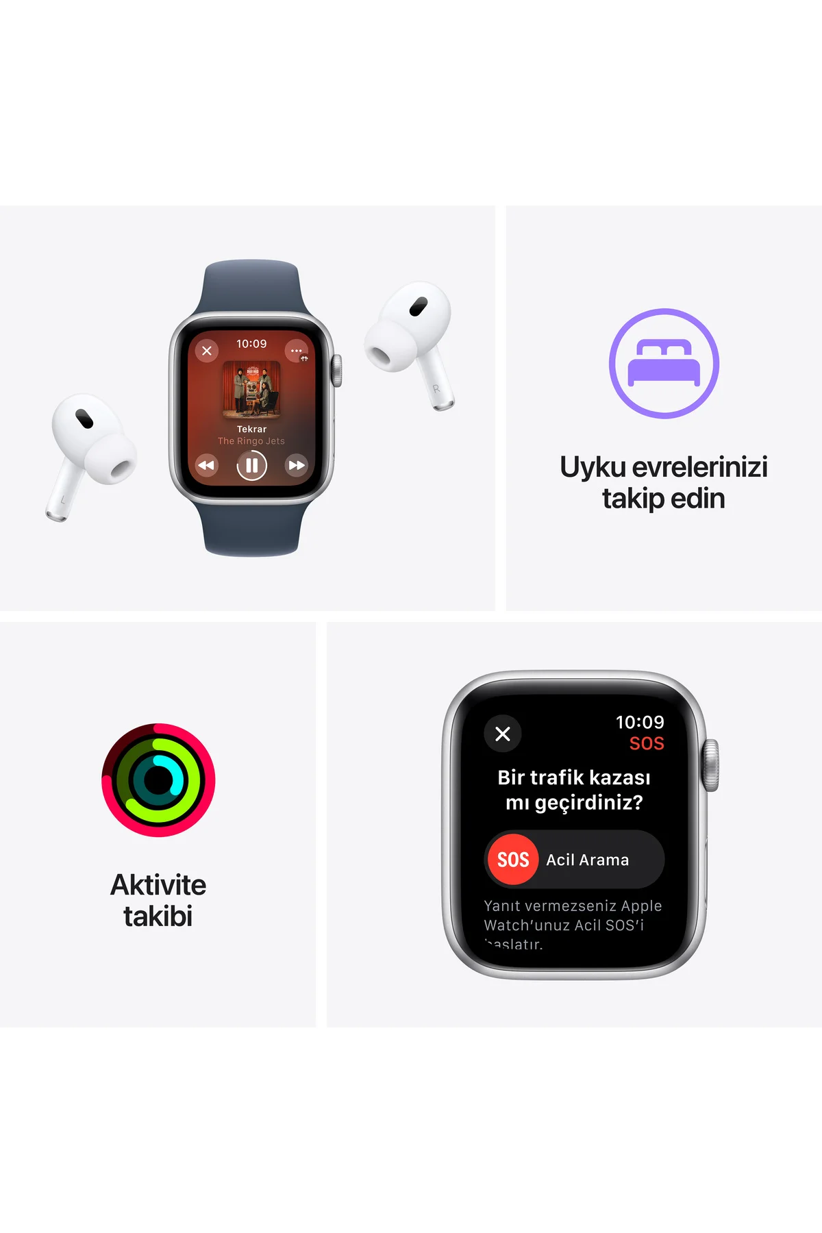Watch SE GPS 40mm Gece Yarısı Alüminyum Kasa ve Gece Yarısı Spor Loop Fiyatı, Yorumları ve Özellikleri