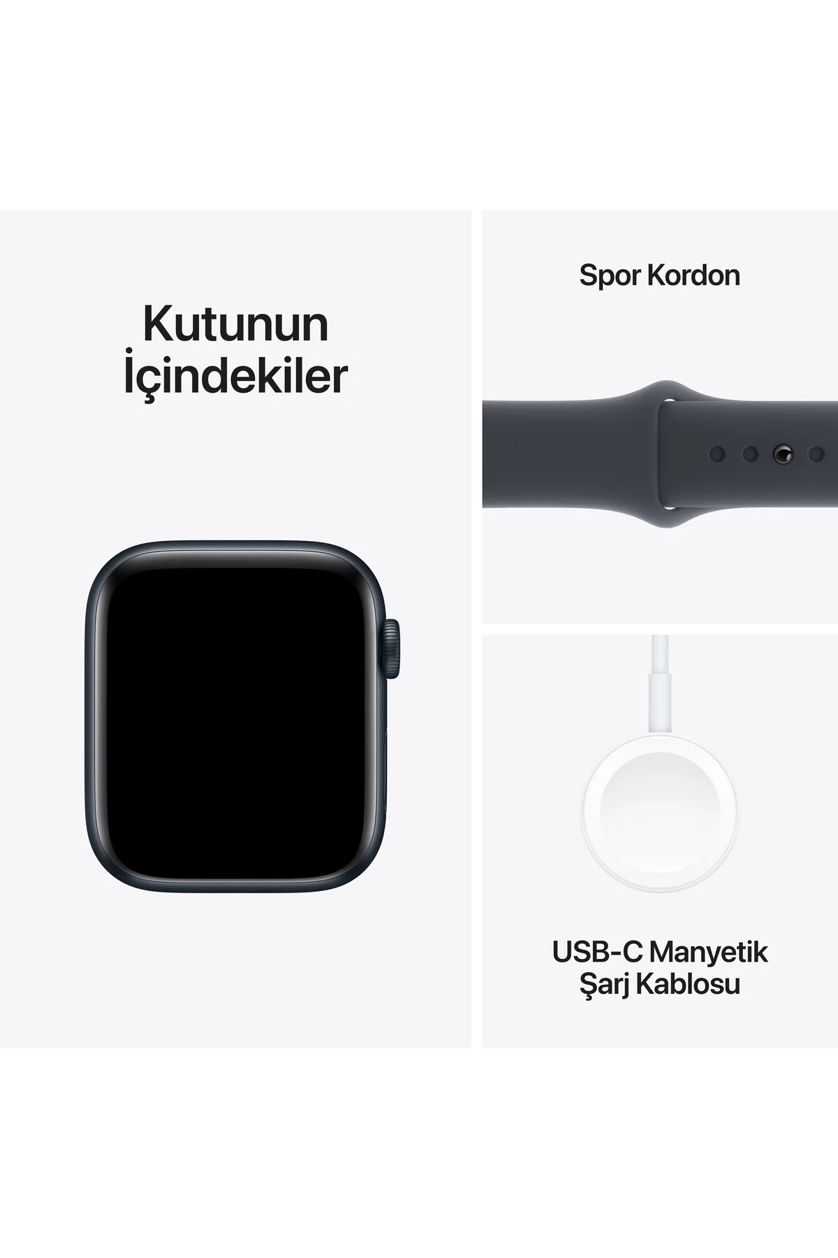 Watch SE GPS + Cellular 44mm Gece Yarısı Alüminyum Kasa + Gece Ya