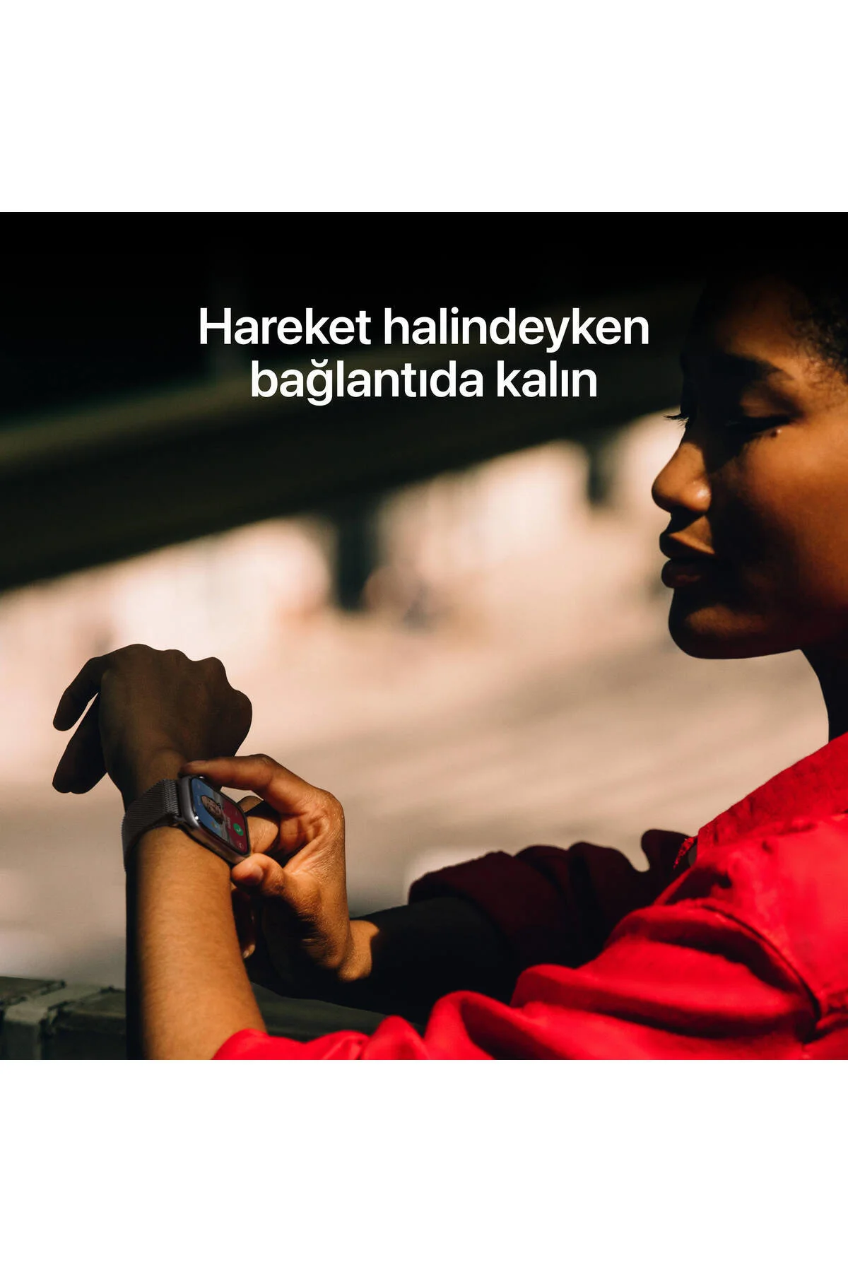 Watch Series 11 GPS + Cellular, 42 mm Gümüş Rengi Alüminyum Kasa ve Sis Moru Spor Kordon  - S/M