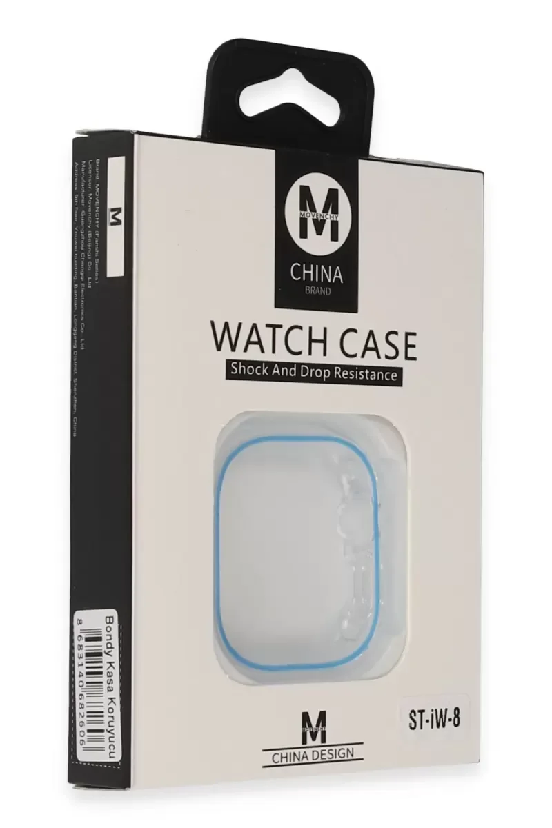Watch Ultra 49mm ile Uyumlu Bondy Kasa Koruyucu - Mavi