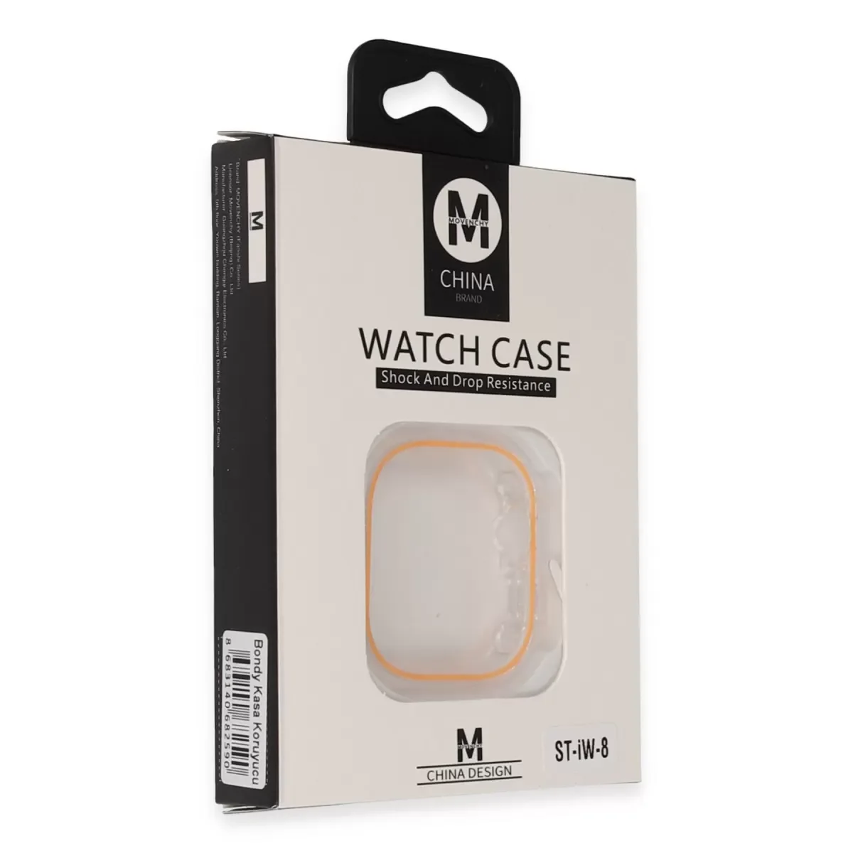 Watch Ultra 49mm ile Uyumlu Bondy Kasa Koruyucu - Turuncu, Darbe ve Çizik Koruması