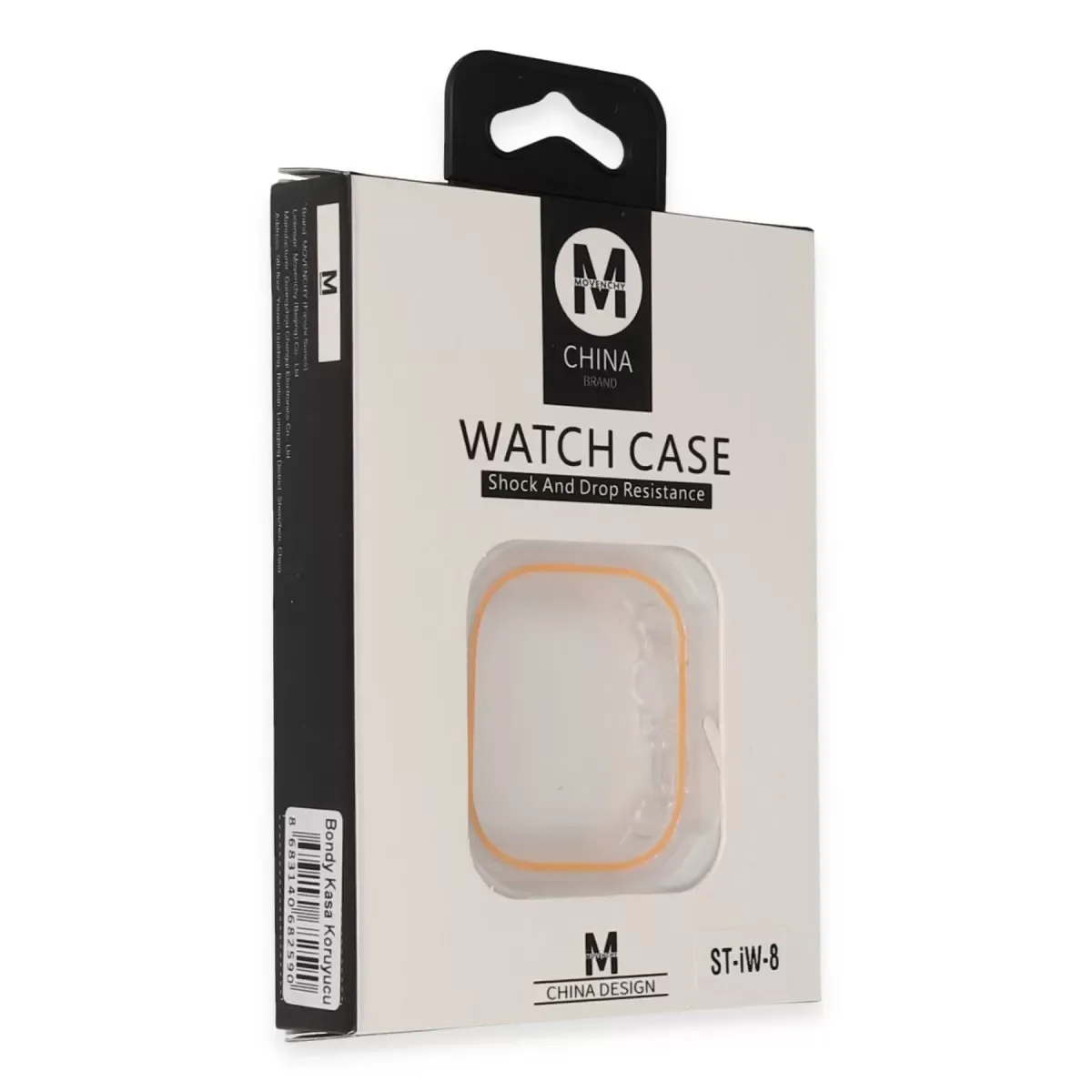 Watch Ultra 49mm ile Uyumlu Bondy Kasa Koruyucu - Turuncu, Darbe ve Çizik Koruması