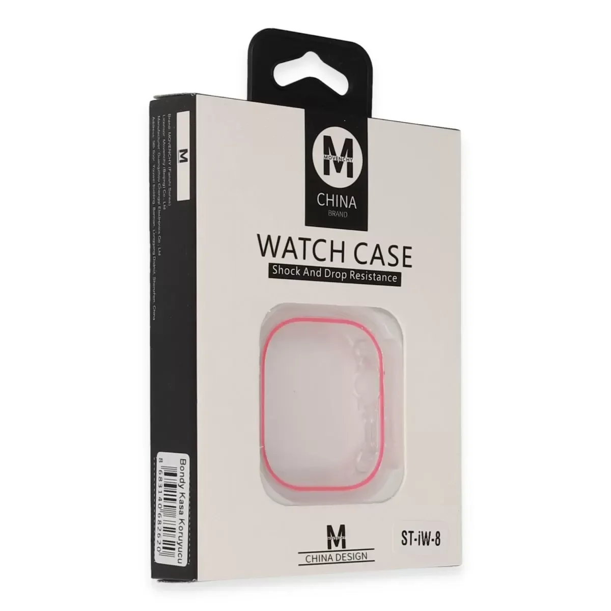 Watch Ultra 49mm ile Uyumlu Bondy Kasa Koruyucu - Pembe