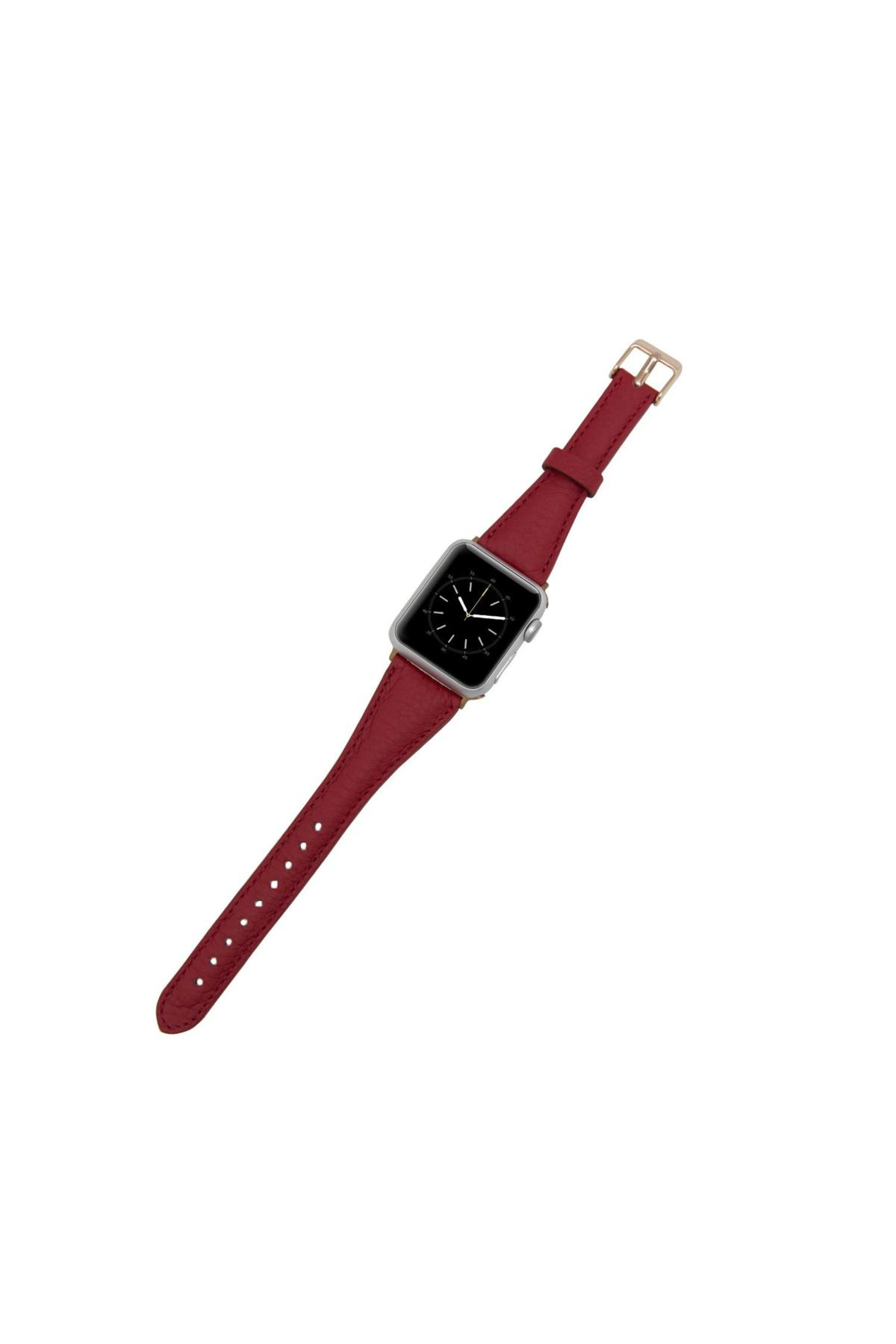 Yusuftex Watch Uyumlu Deri Kordon 42-44-45Mm Slim Erc2