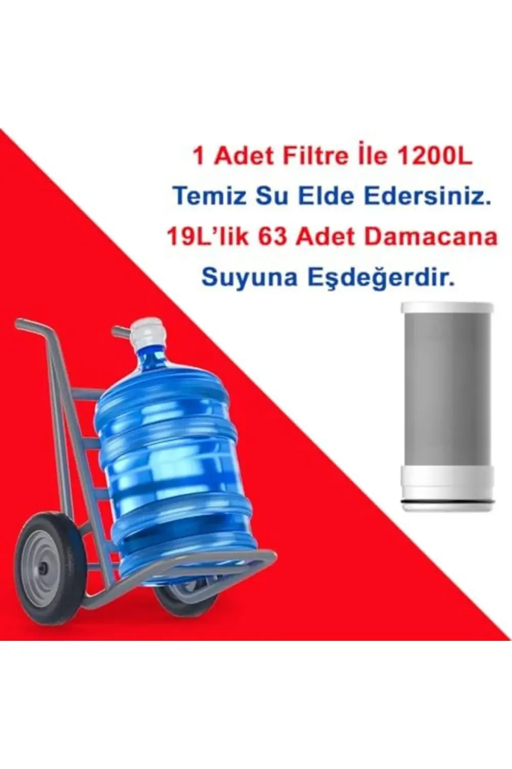 Water Aktive Edilmiş Karbon Filtreli Kartuş/GW-C03 1178227