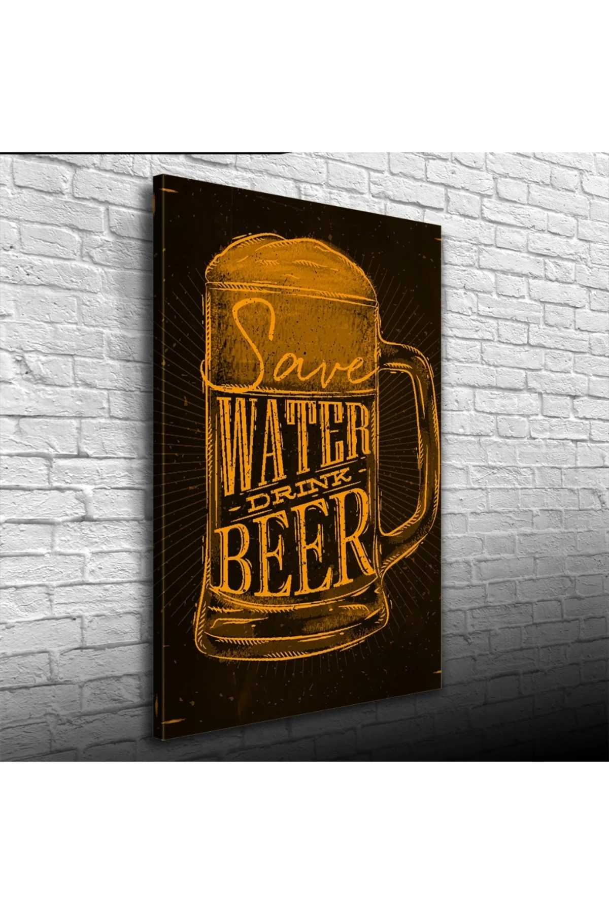 Water Drink Sarı Siyah Poster Kanvas Tablo 50 x 70 Water Drink Sarı Siyah Poster Kanvas Tablo 50 x 70