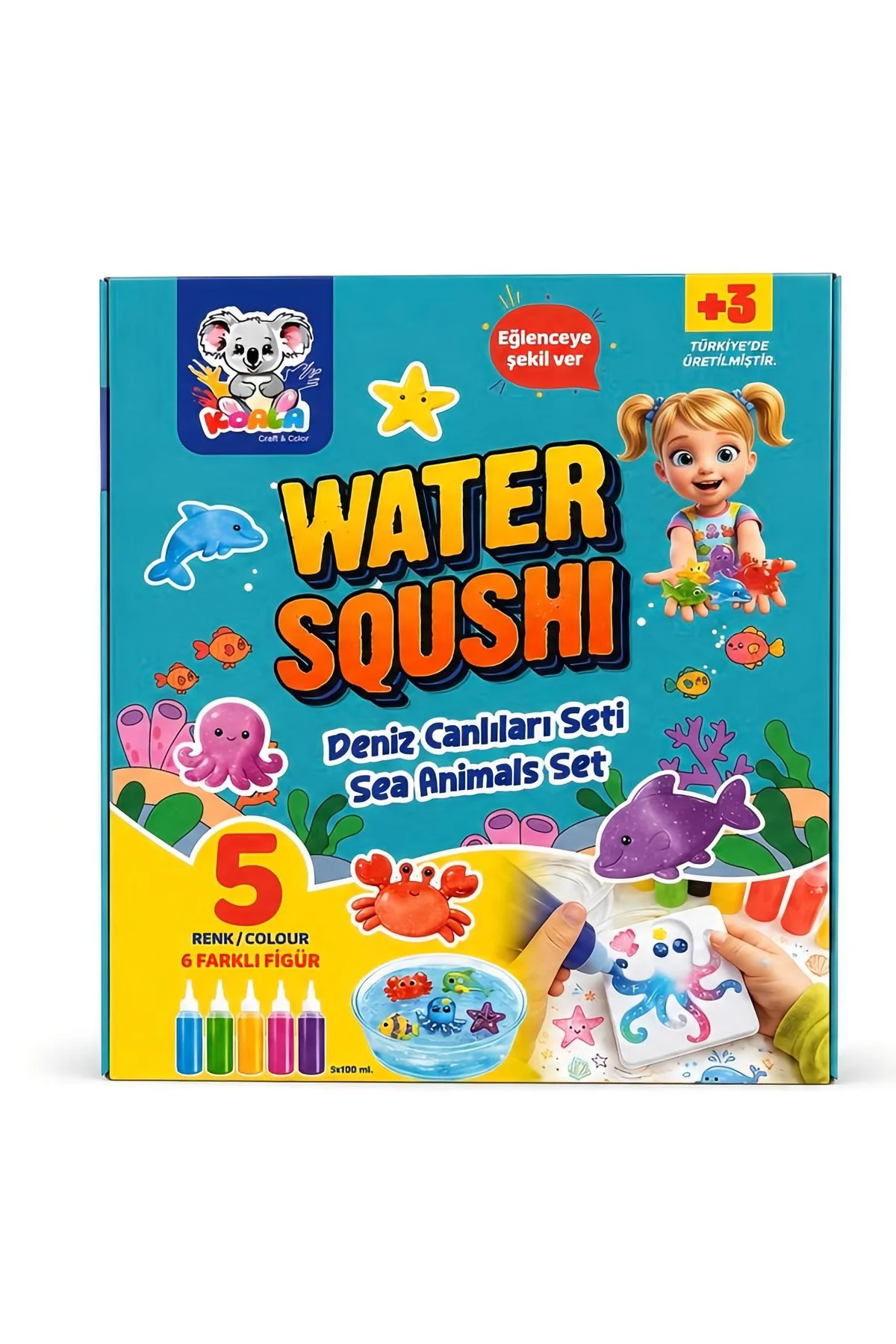 Water Squshı Deniz Canlıları Seti