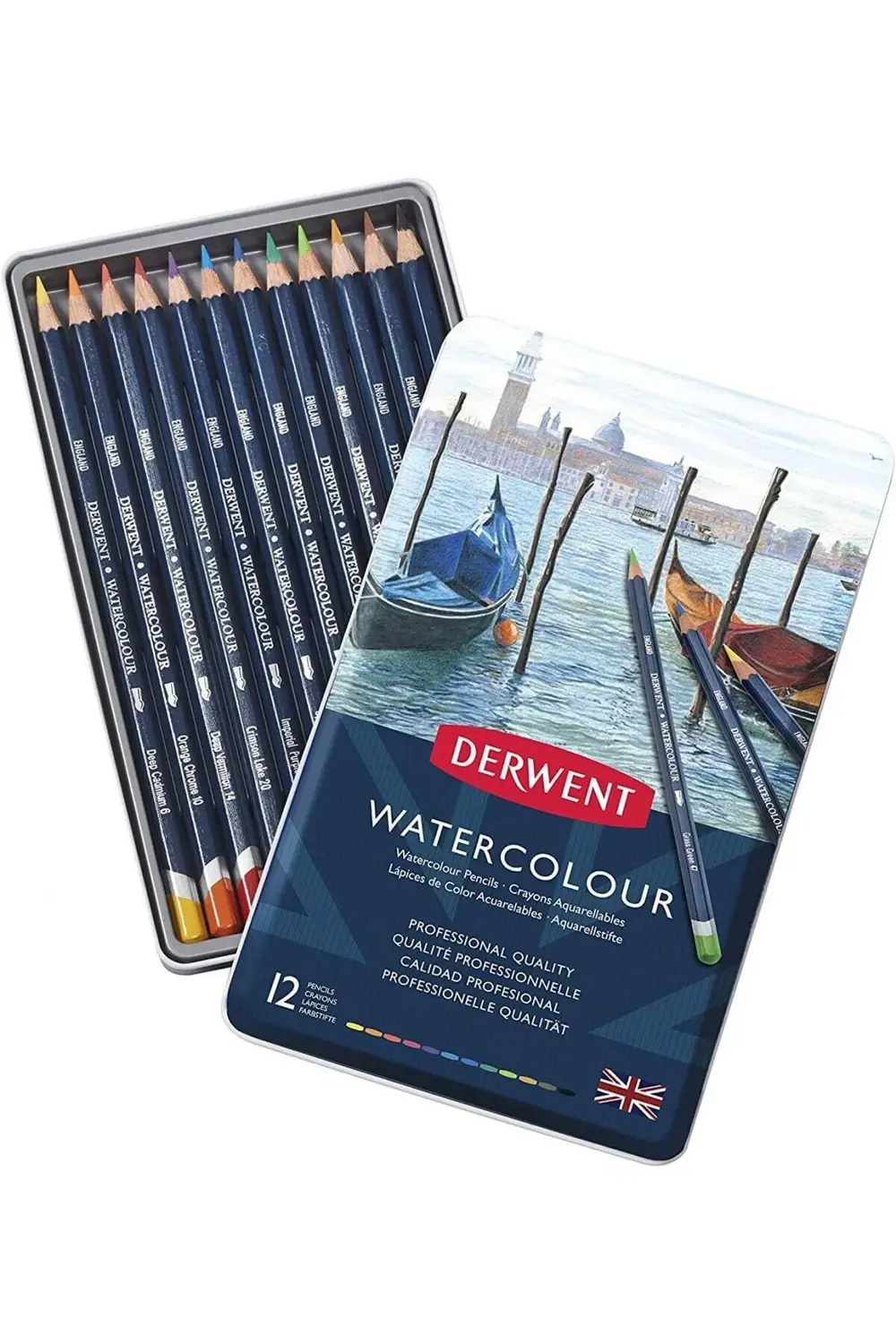 WATERCOLOUR 12,li TENEKE KUTU su ile karıştırılabilir