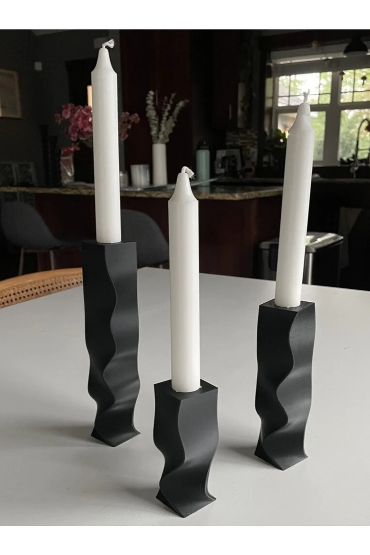 Wave Dekoratif Mumluk (3 ADET SET) Fiyatı, Yorumları ve Özellikleri
