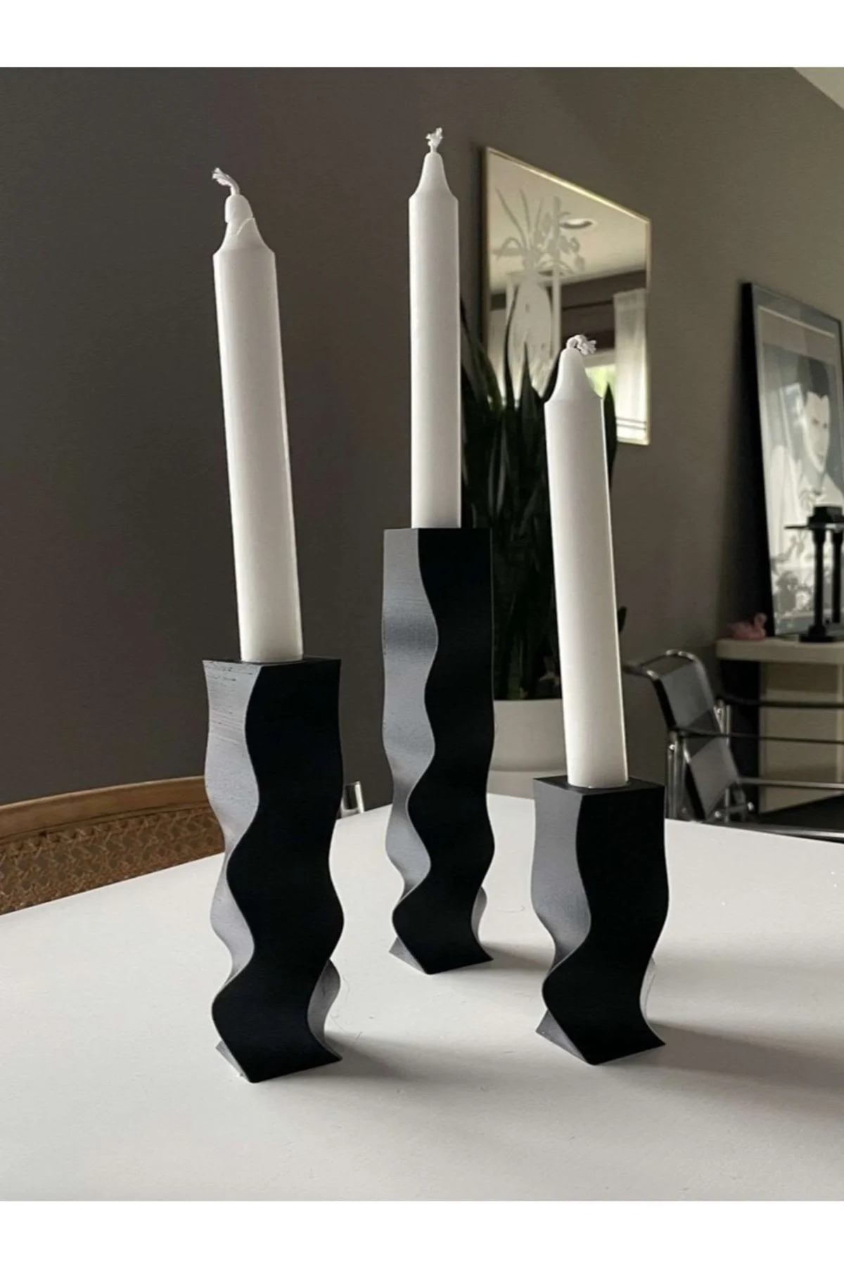 Wave Dekoratif Mumluk (3 ADET SET) Fiyatı, Yorumları ve Özellikleri