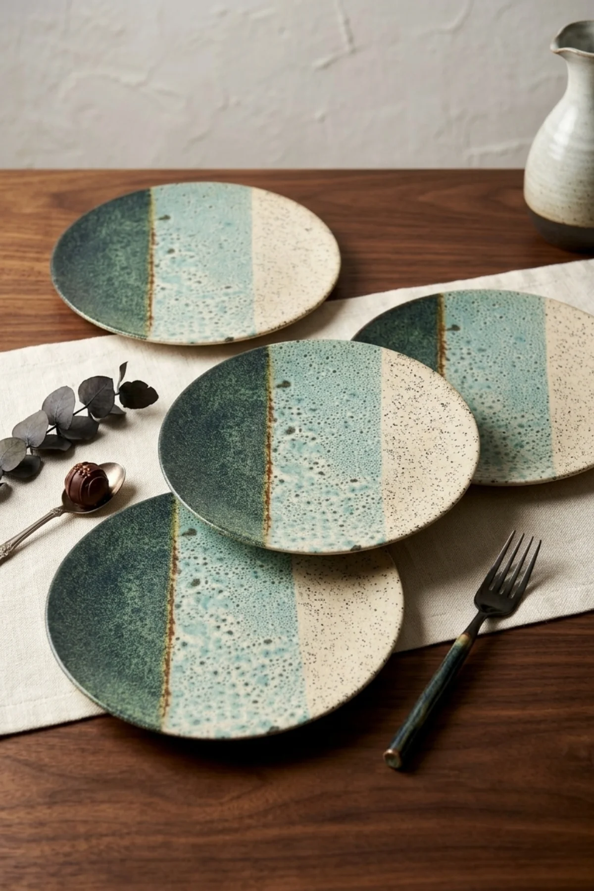 Wave Pasta Tatlı Tabağı 20cm 4 Adet