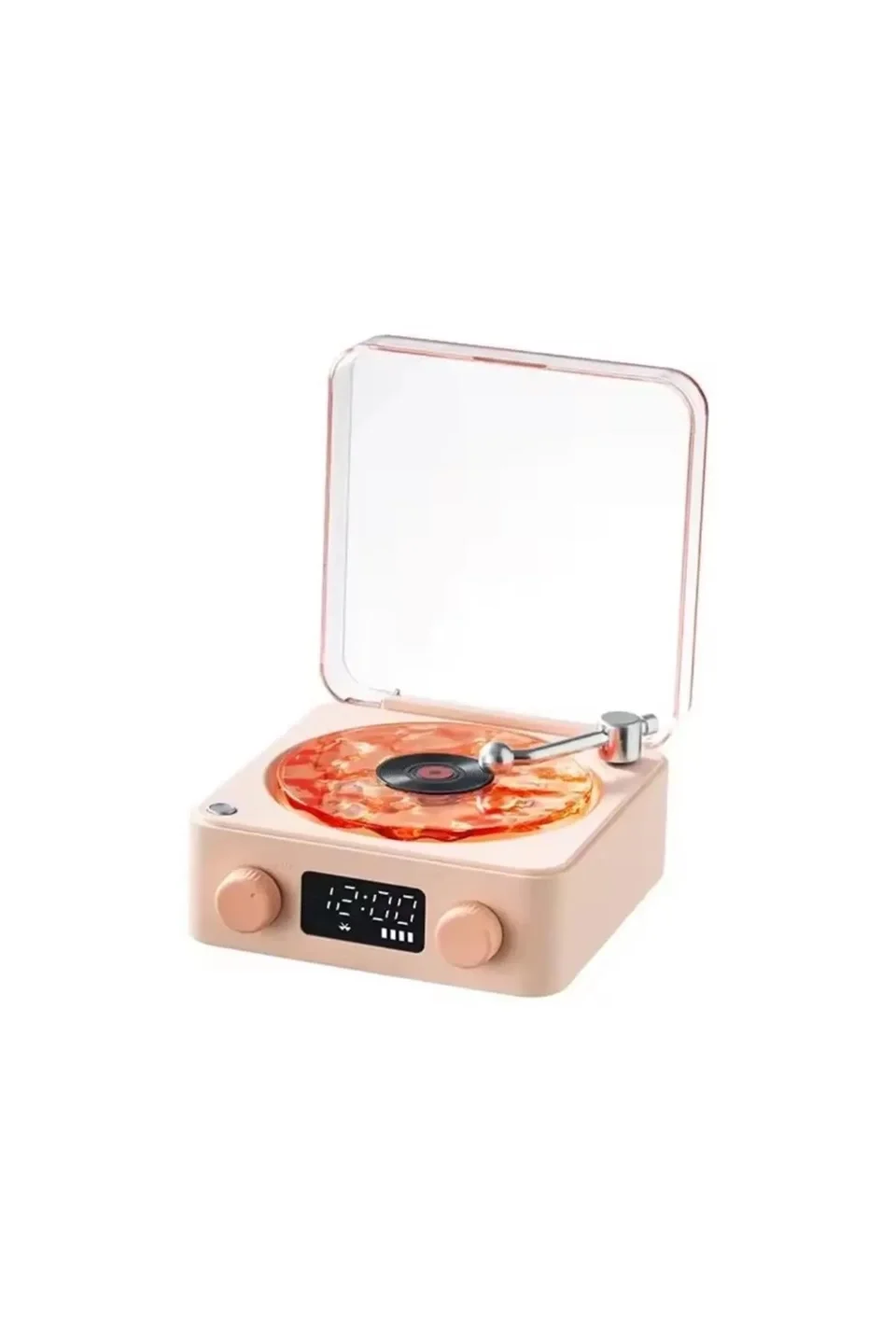 Waves Nostalji Plak Görünümlü Bluetooth Hoparlör 3d Ses Dalgası Retro Müzik Plak Pembe Fiyatı, Yorumları ve Özellikleri