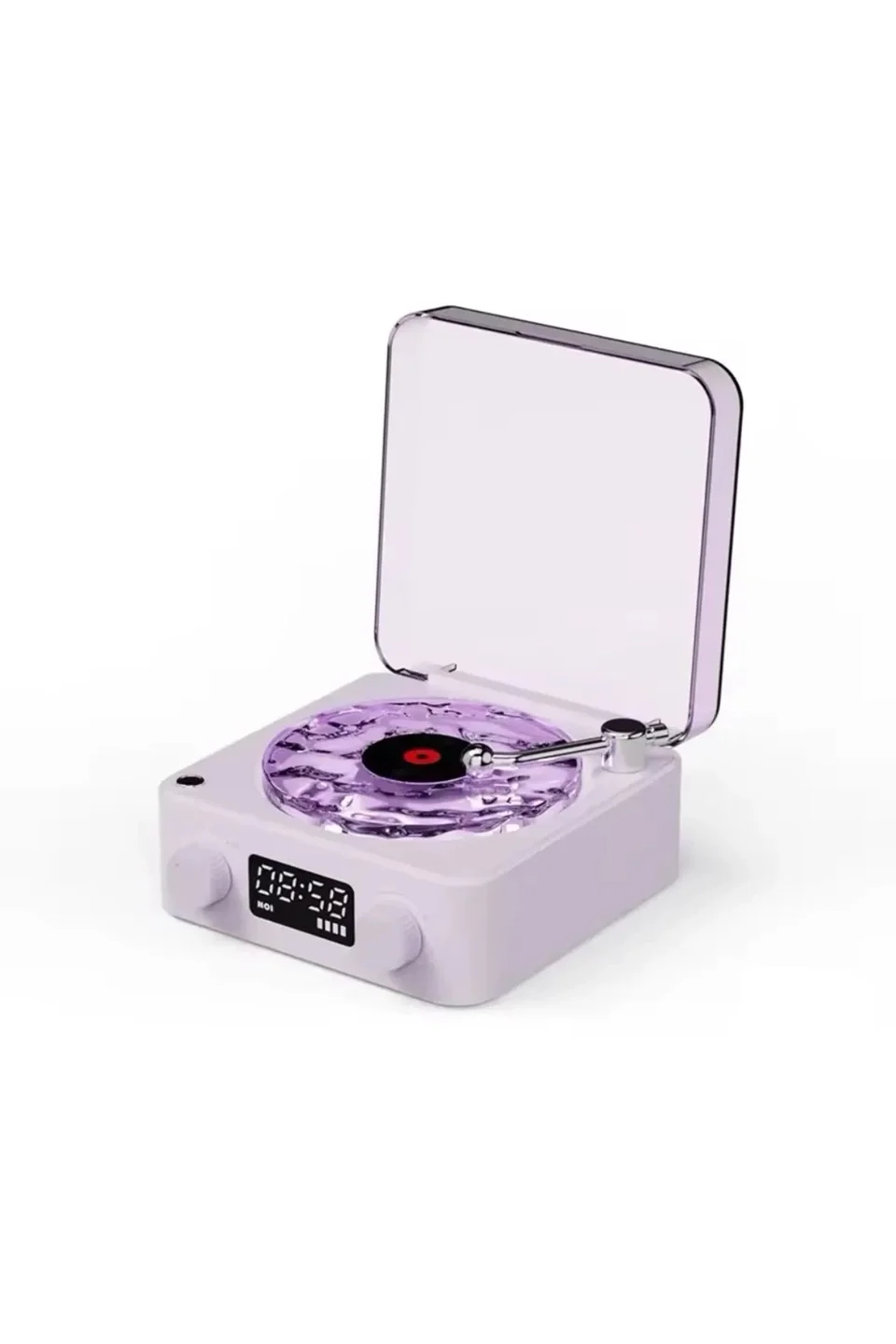 Waves Nostalji Plak Görünümlü Bluetooth Hoparlör 3d Ses Dalgası Retro Müzik Plak Mor Fiyatı, Yorumları ve Özellikleri