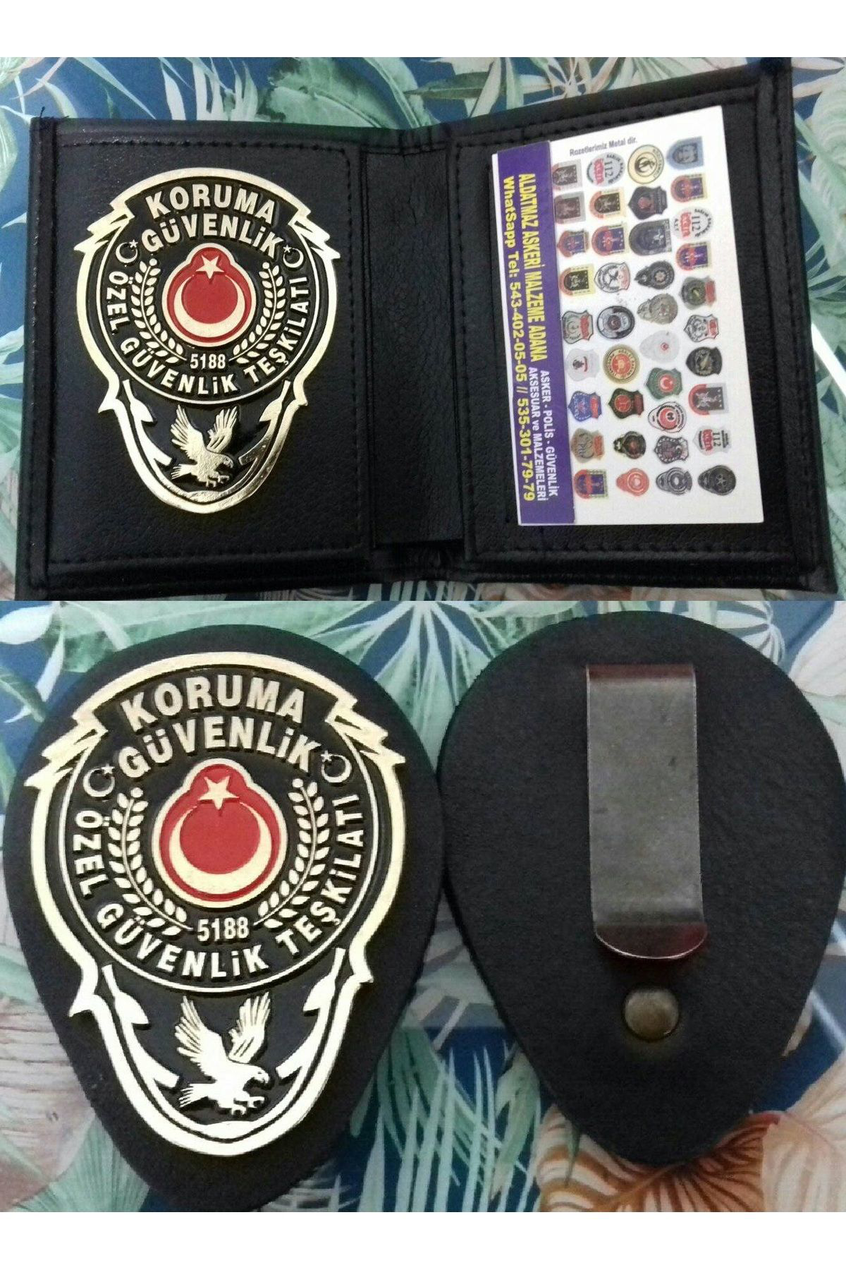 WAW.ÖZEL GÜVENLİK ROZETLİ CÜZDANI v KEMER ROZETİ SATINAL.SIVILE S