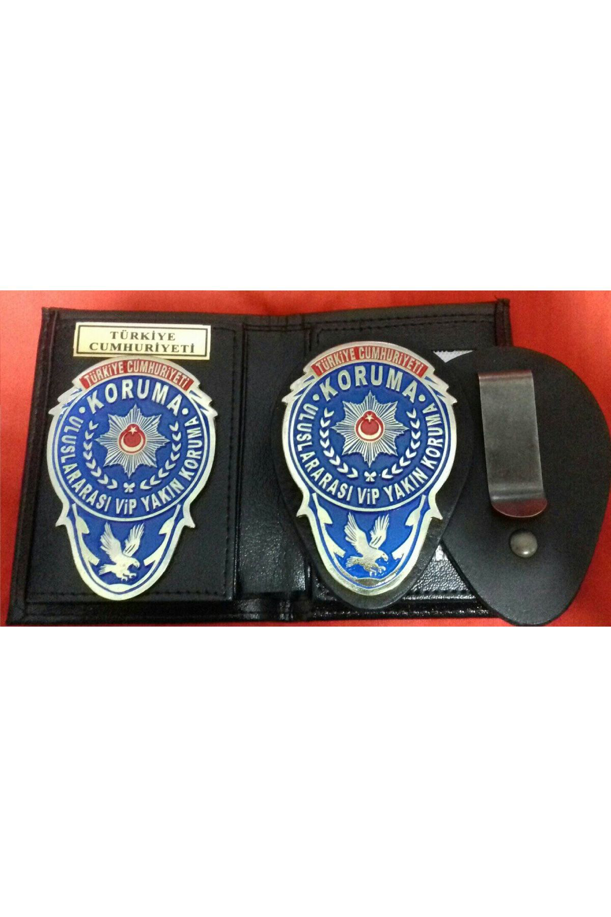 WAW,YERLI TASARIM.YAKIN KORUMA ROZETLİ CÜZDANI ve KEMER ROZETİ SA