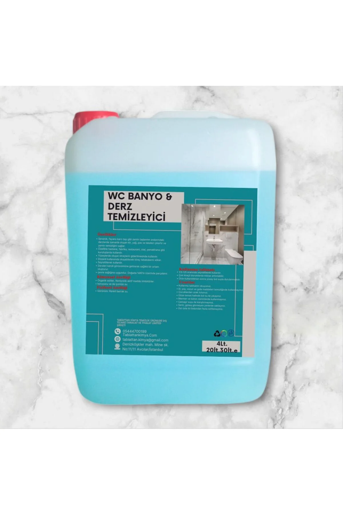 Wc Banyo Ve Derz Temizleyici 4Kg