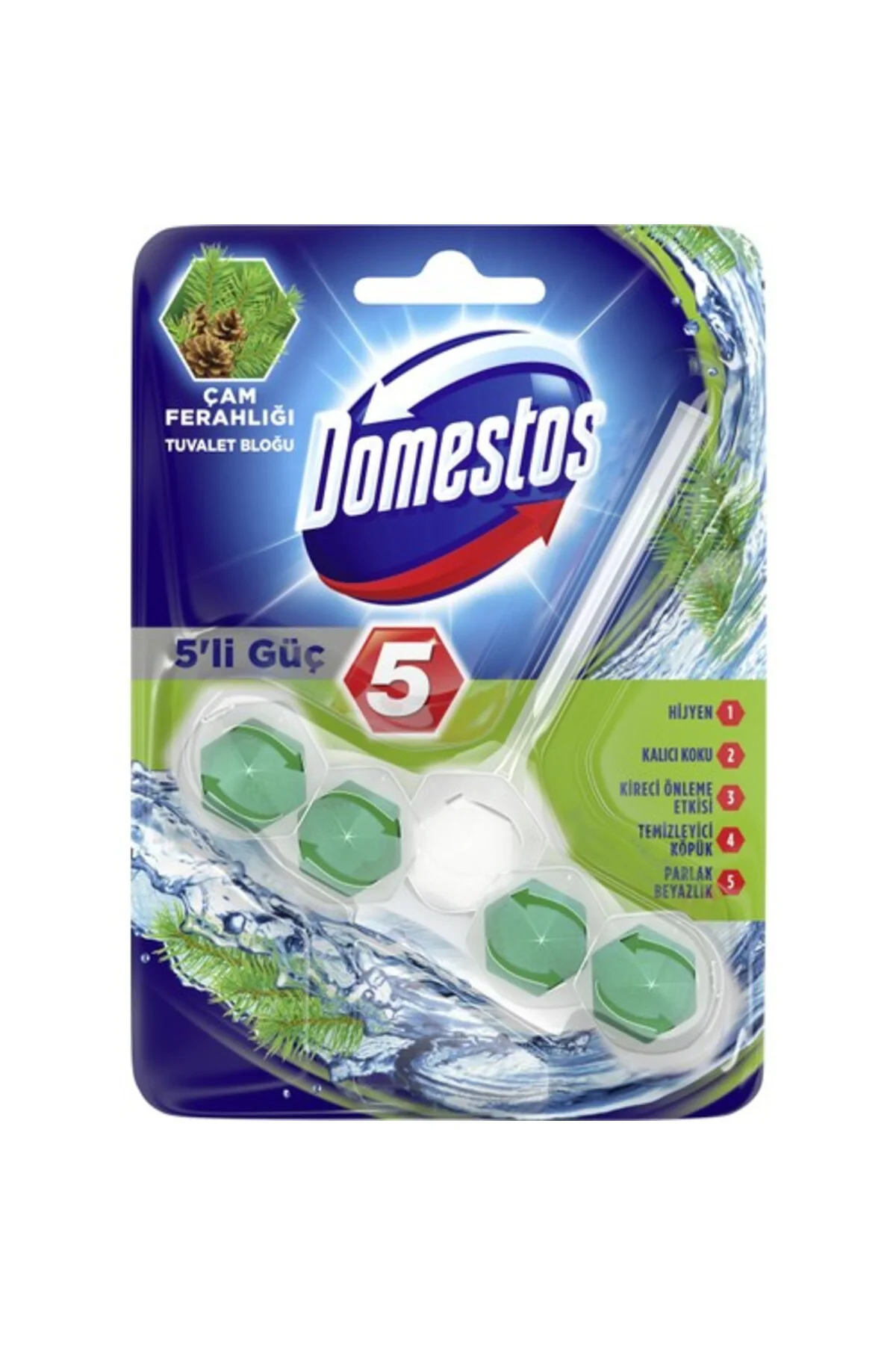 Wc Blok 5'Li Güç Çam Ferahlıgı 50GR 6863