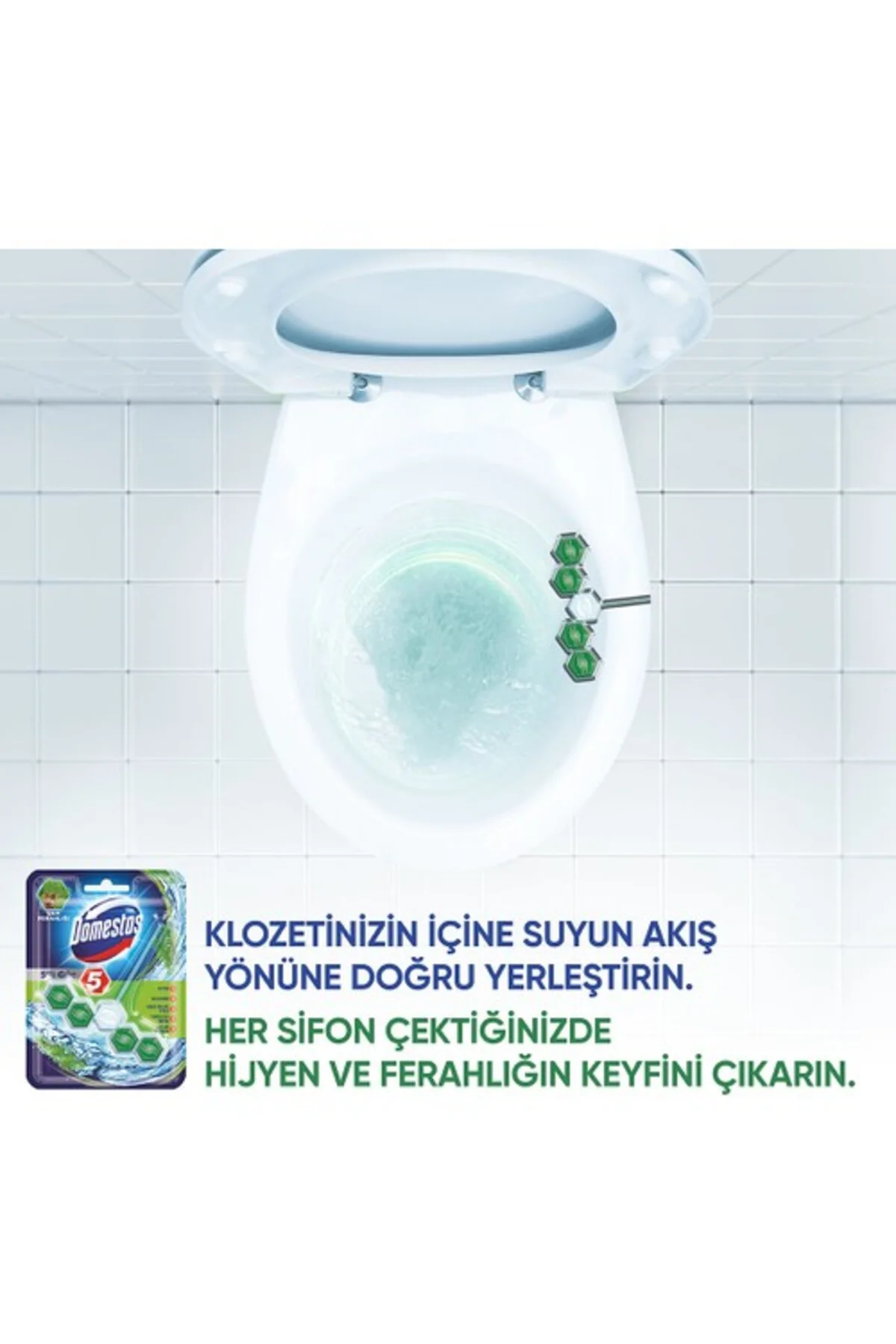Wc Blok 5'Li Güç Çam Ferahlıgı 50GR 6863