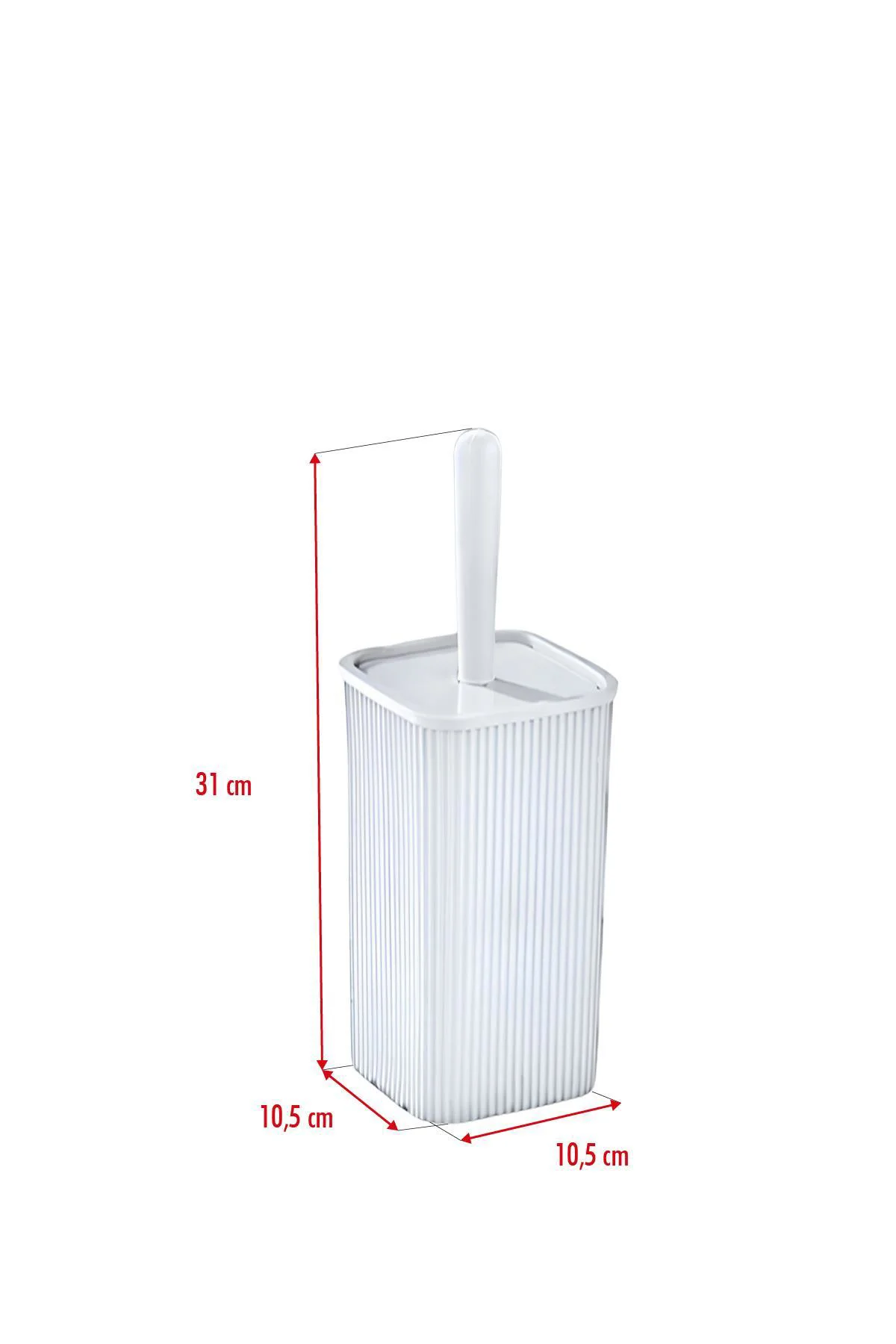WC Fırçası & Tuvalet Fırçası Beyaz 2 Parça WC Fırçası & Tuvalet Fırçası Beyaz 2 Parça