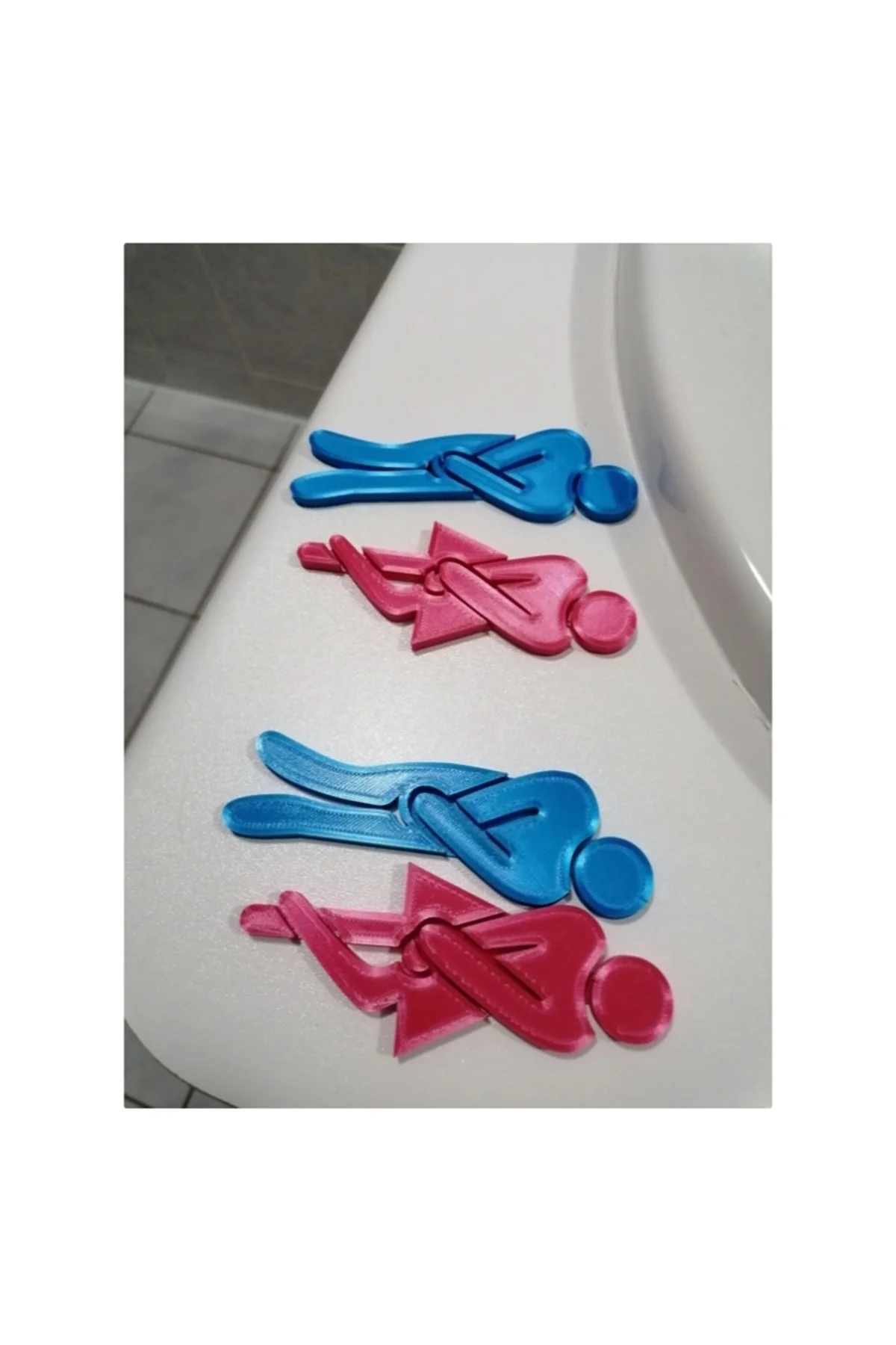 Wc Giriş Tabelası Bay Takım 2'li