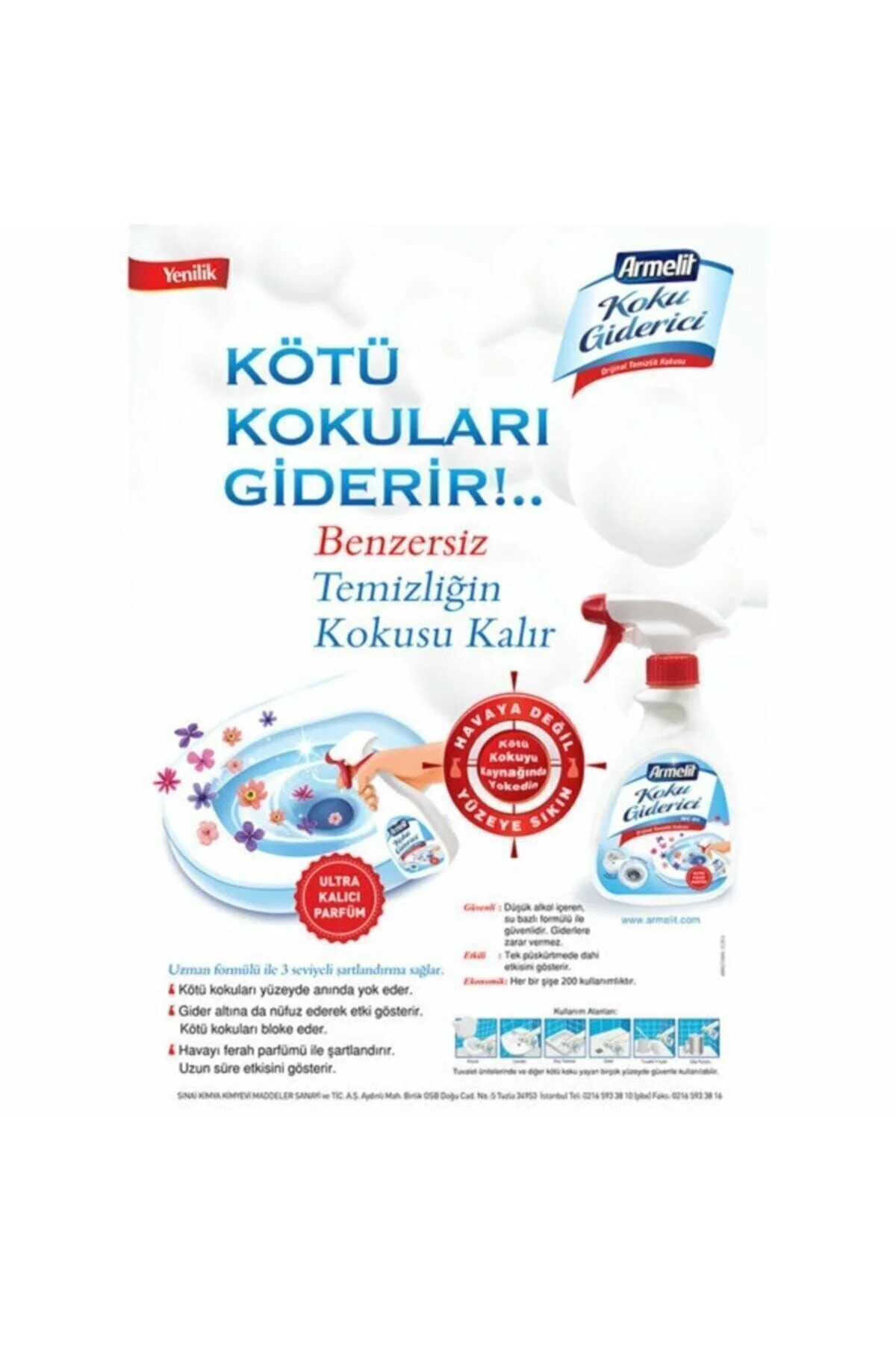 Wc Oil Koku Yok Edici Fresh 500 ml (2X250 ML) Fiyatı, Yorumları ve Özellikleri