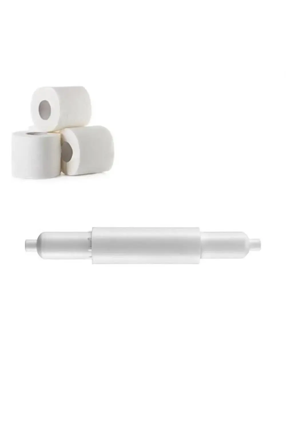 ® WC Tuvalet Kağıdı Makarası Beyaz Tuvalet Kağıdı Tutucu Makara