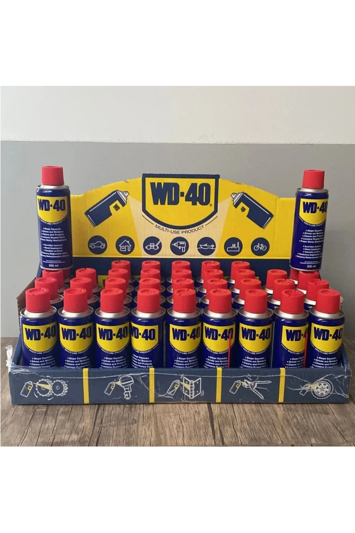 WD 40 ÇOK AMAÇLI YAĞLAYICI PAS SÖKÜCÜ SPREY 200 ML (36 ADET) WD 40 ÇOK AMAÇLI YAĞLAYICI PAS SÖKÜCÜ SPREY 200 ML (36 ADET)